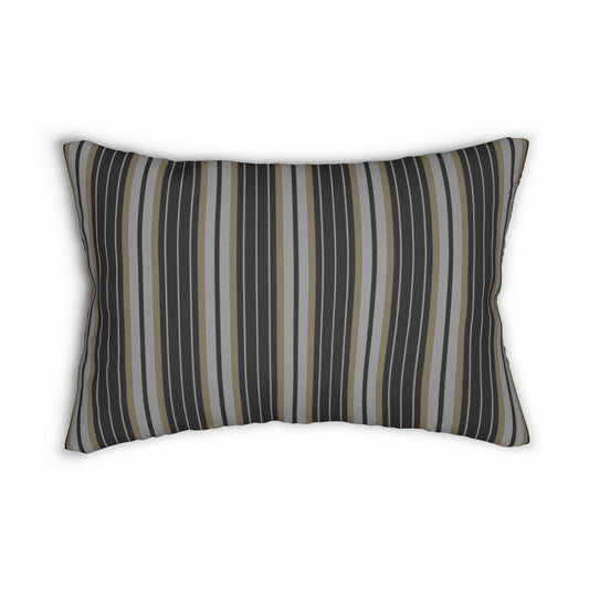 Pillow | Black & Gold | Stripe