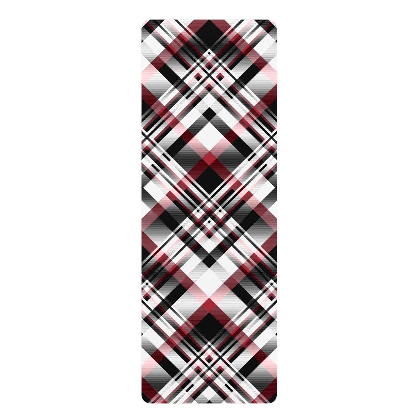 Yoga Mat | Red & Black | Tartan