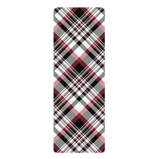 Yoga Mat | Red & Black | Tartan