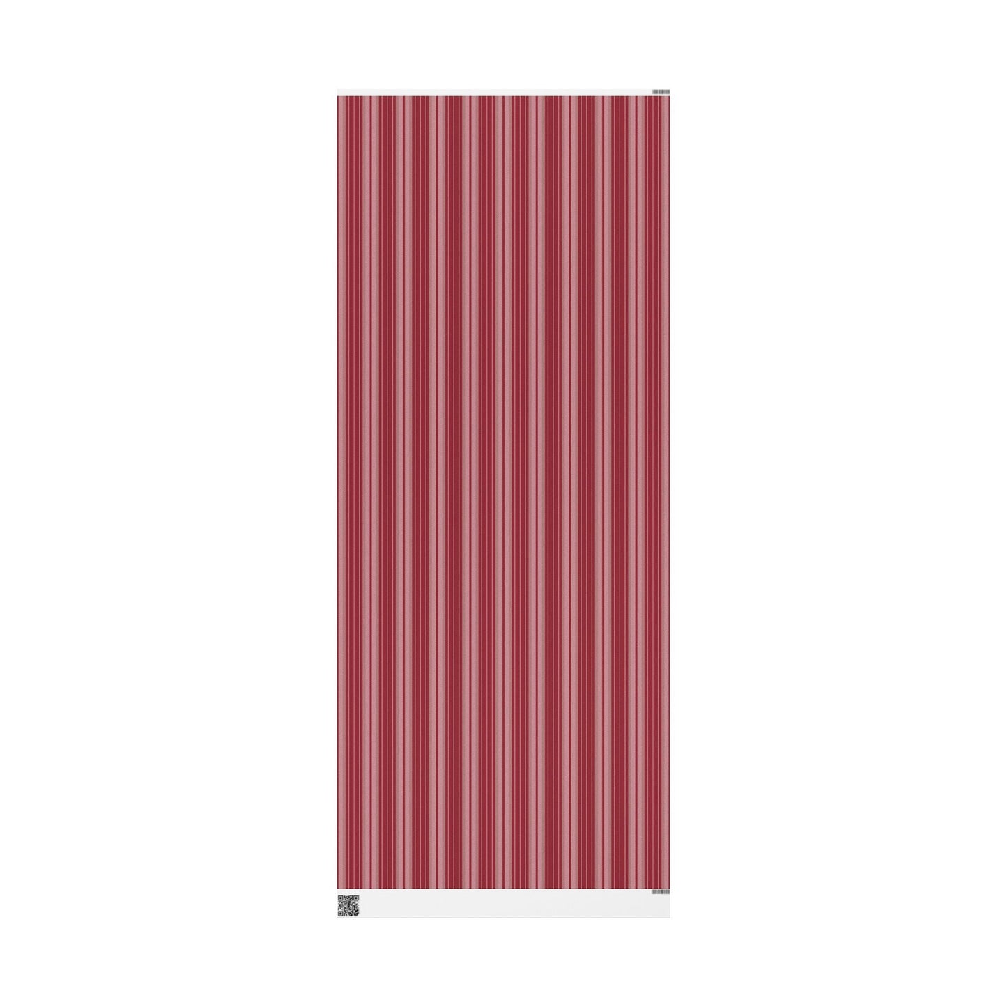 Gift Wrap | Maroon & White | Stripe