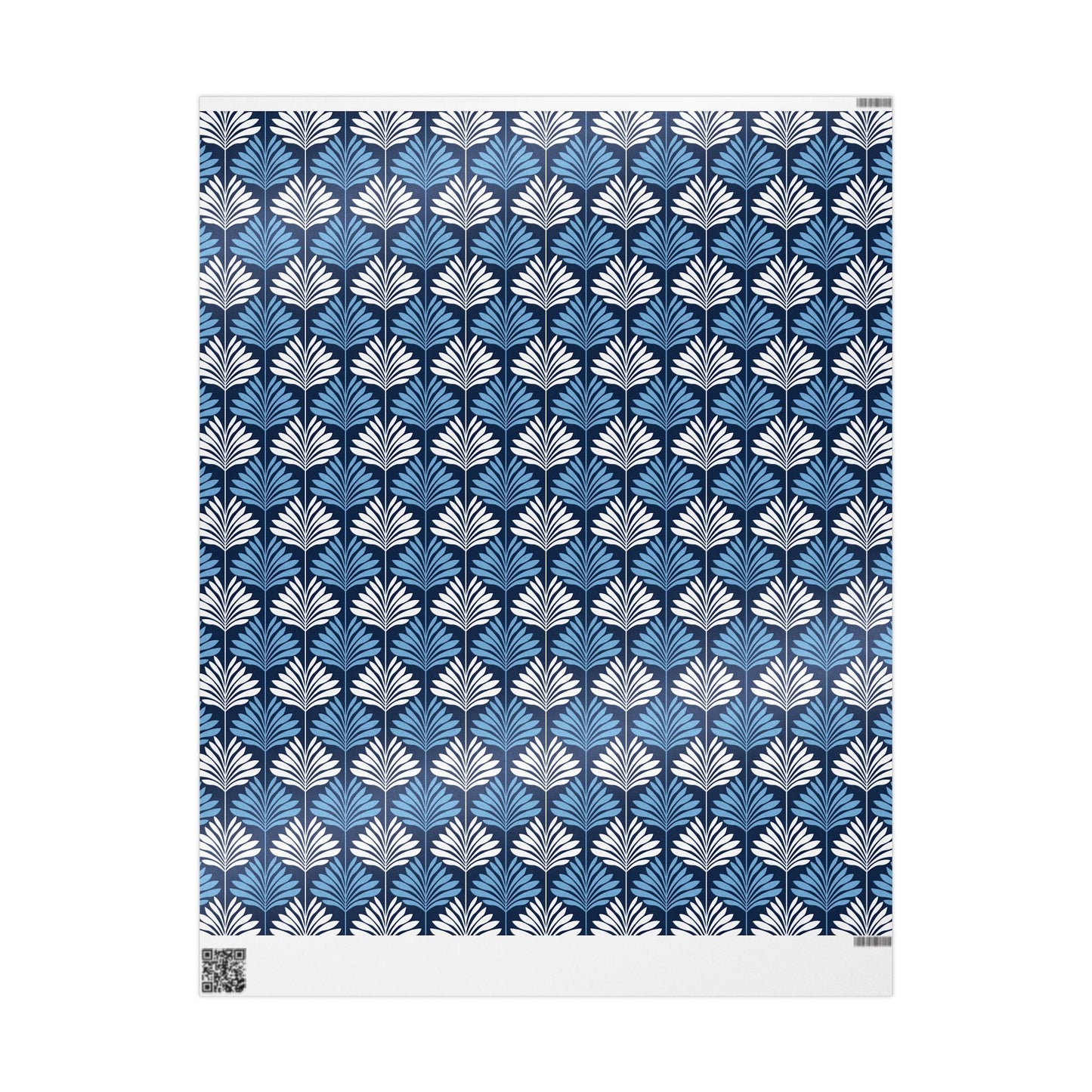 Gift Wrap | Light Blue & White | Deco