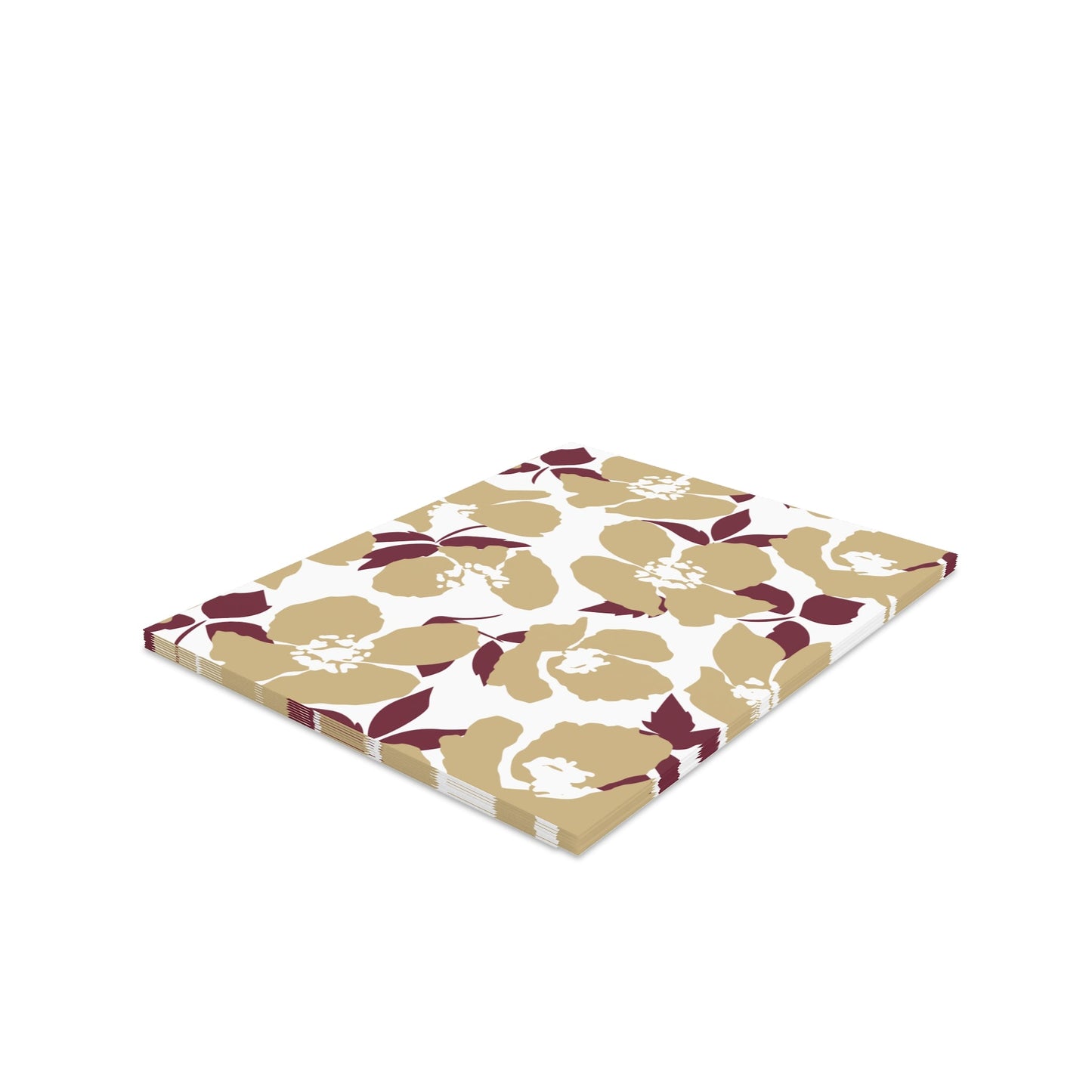 Notecards | Maroon & Gold | Poppy