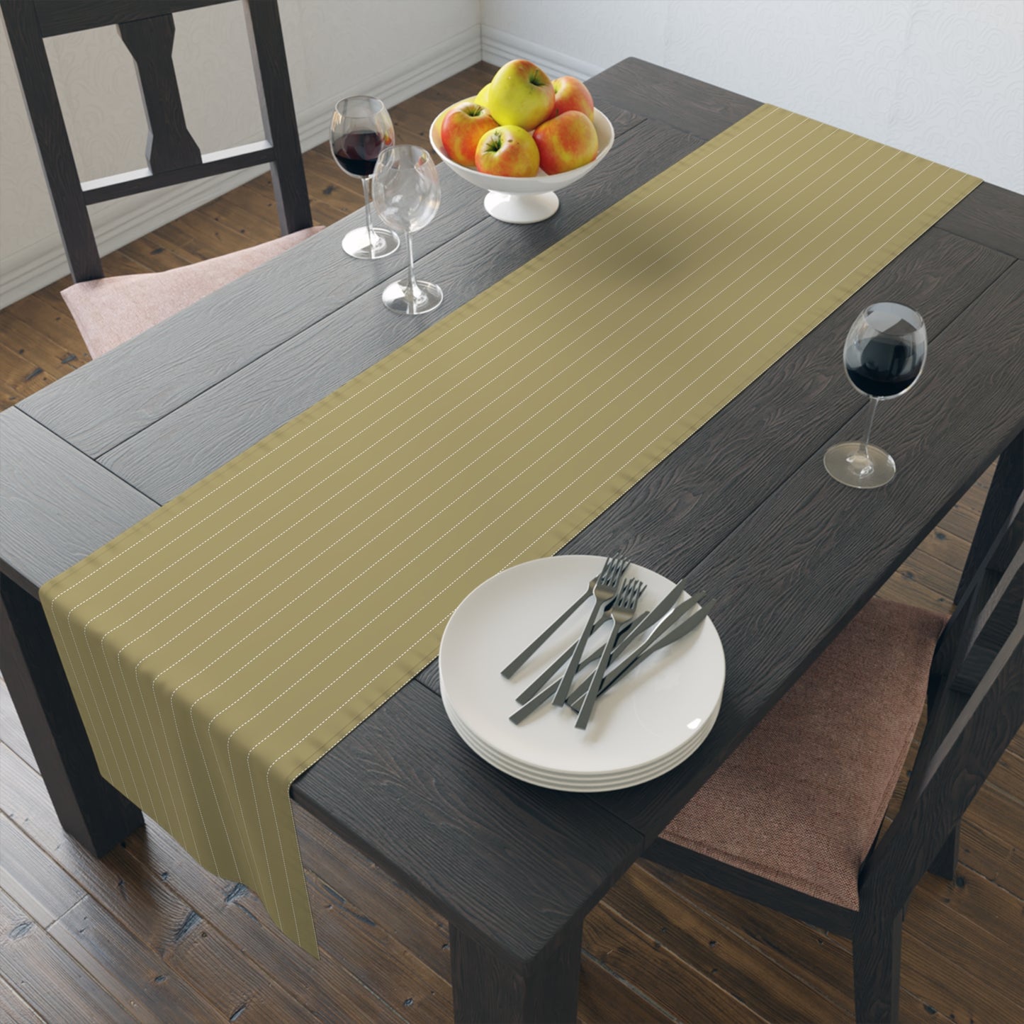 Table Runner | Atlanta, Georgia | Pinstripe