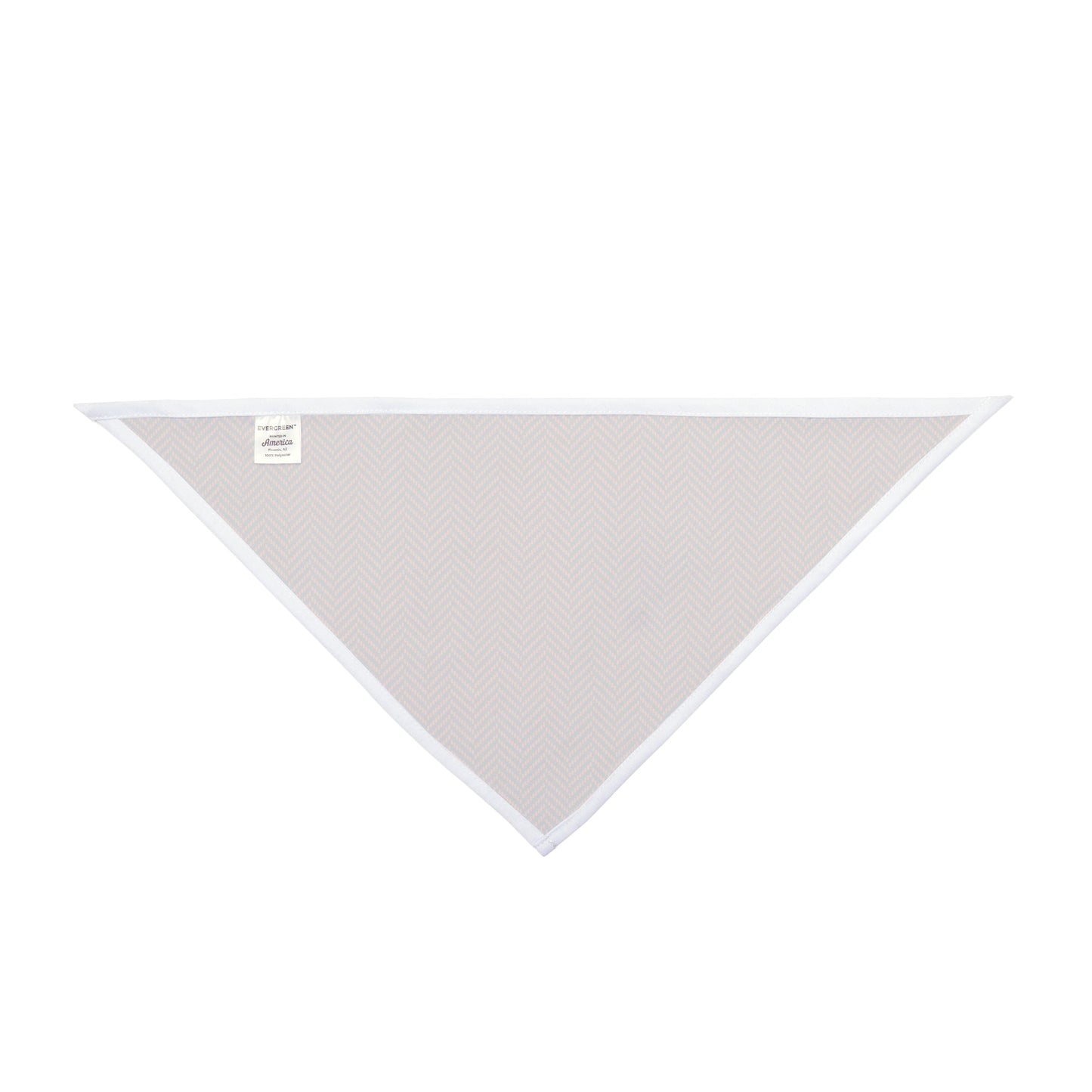 Pet Bandana | Orange & Blue | Herringbone