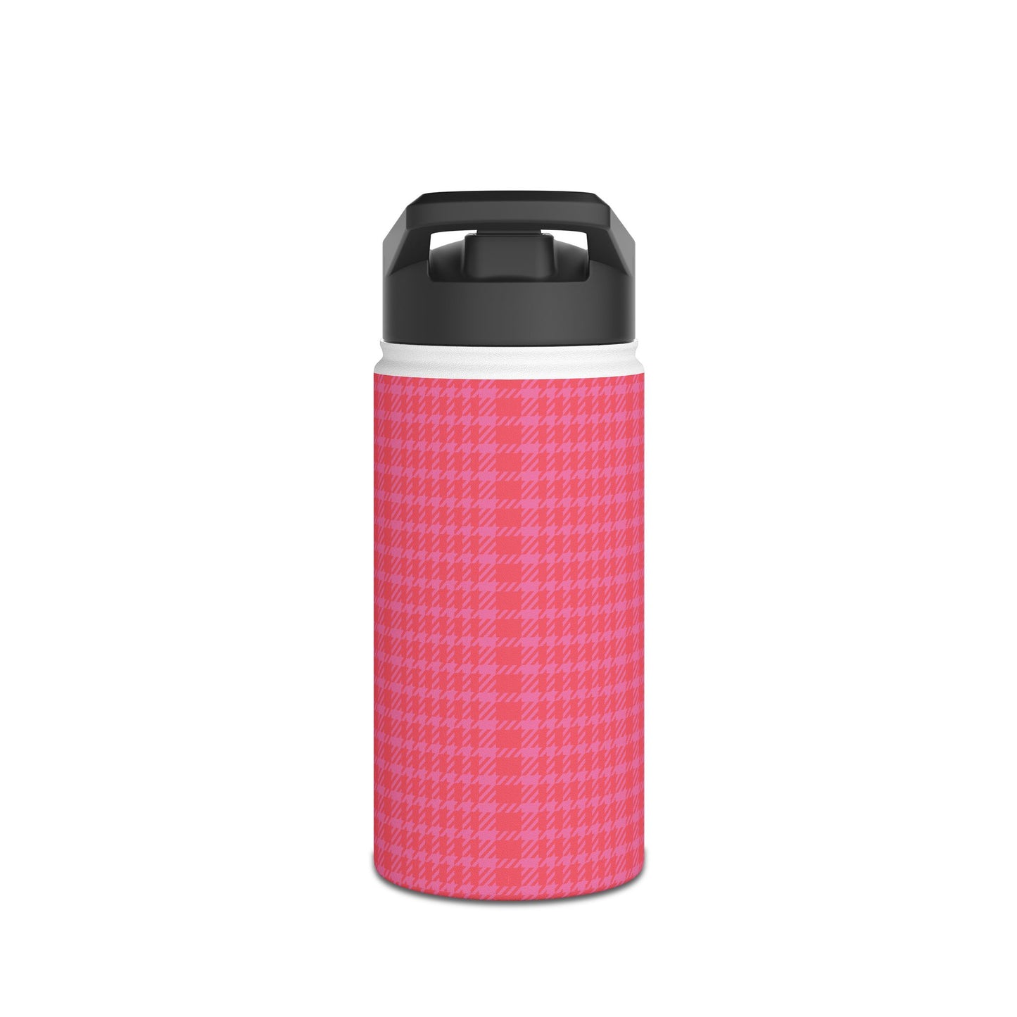 Insulated Water Bottle | Greyhounds | Pink Tartan
