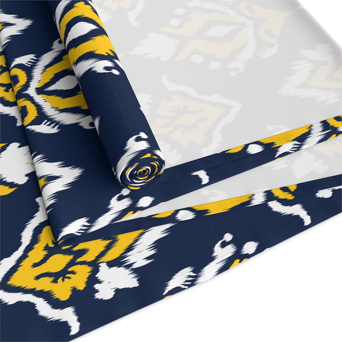 Table Runner | Yellow & Blue | Ikat