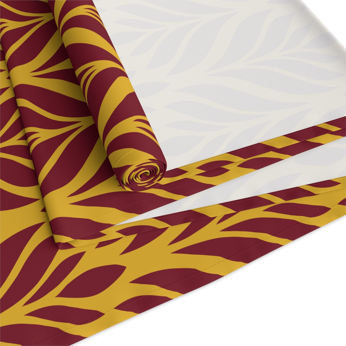 Table Runner | Red & Yellow | Palm