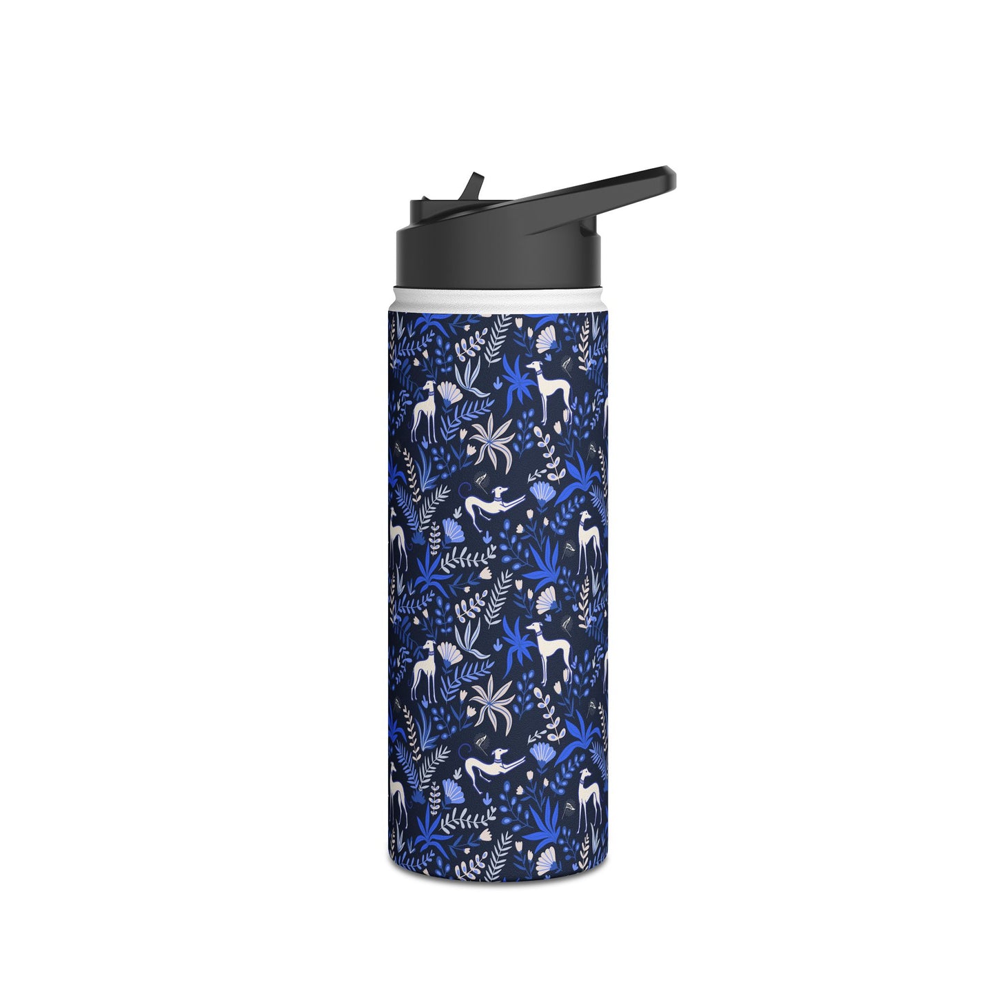 Insulated Water Bottle | Greyhounds | Blue Fern