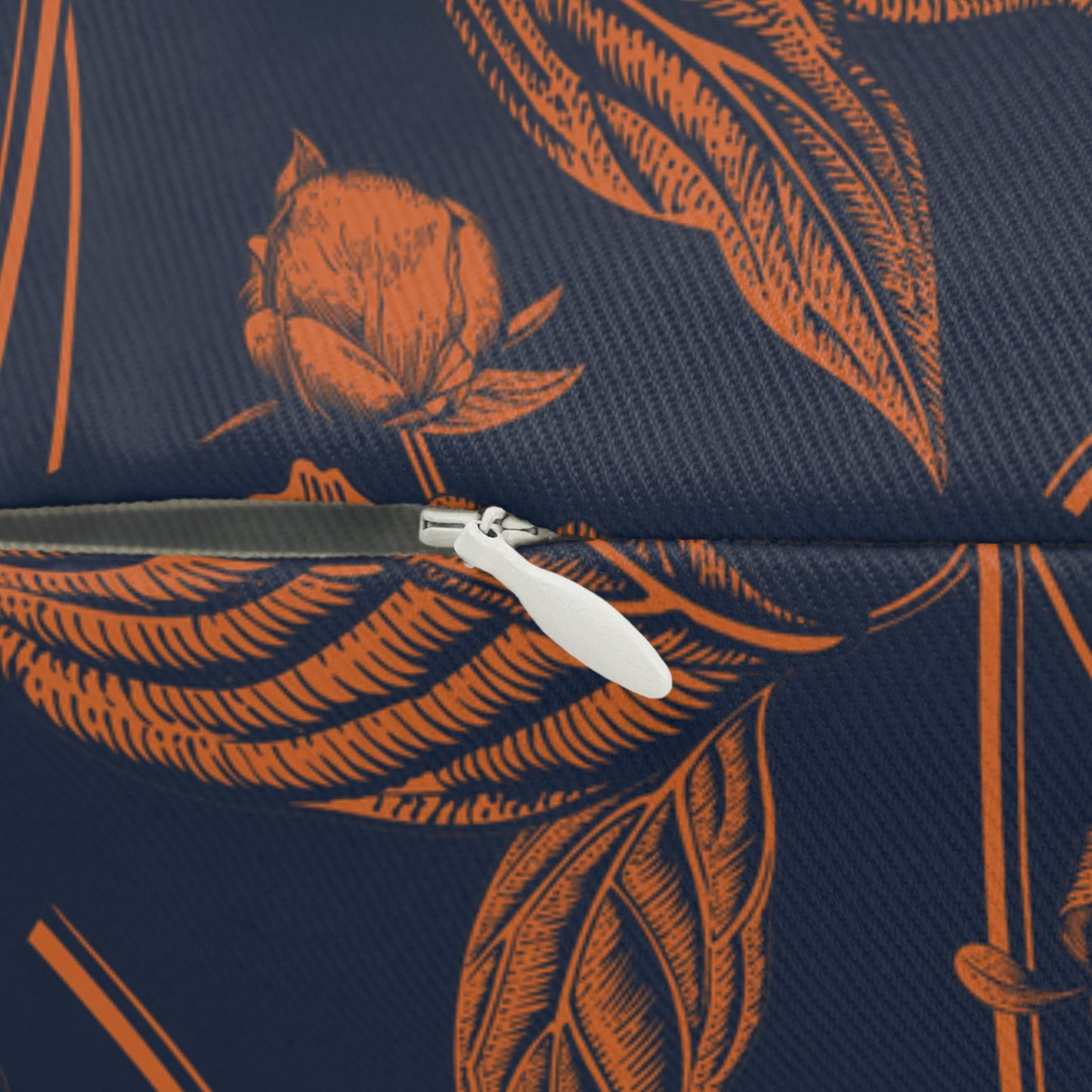 Pillow | Orange & Blue | Peony