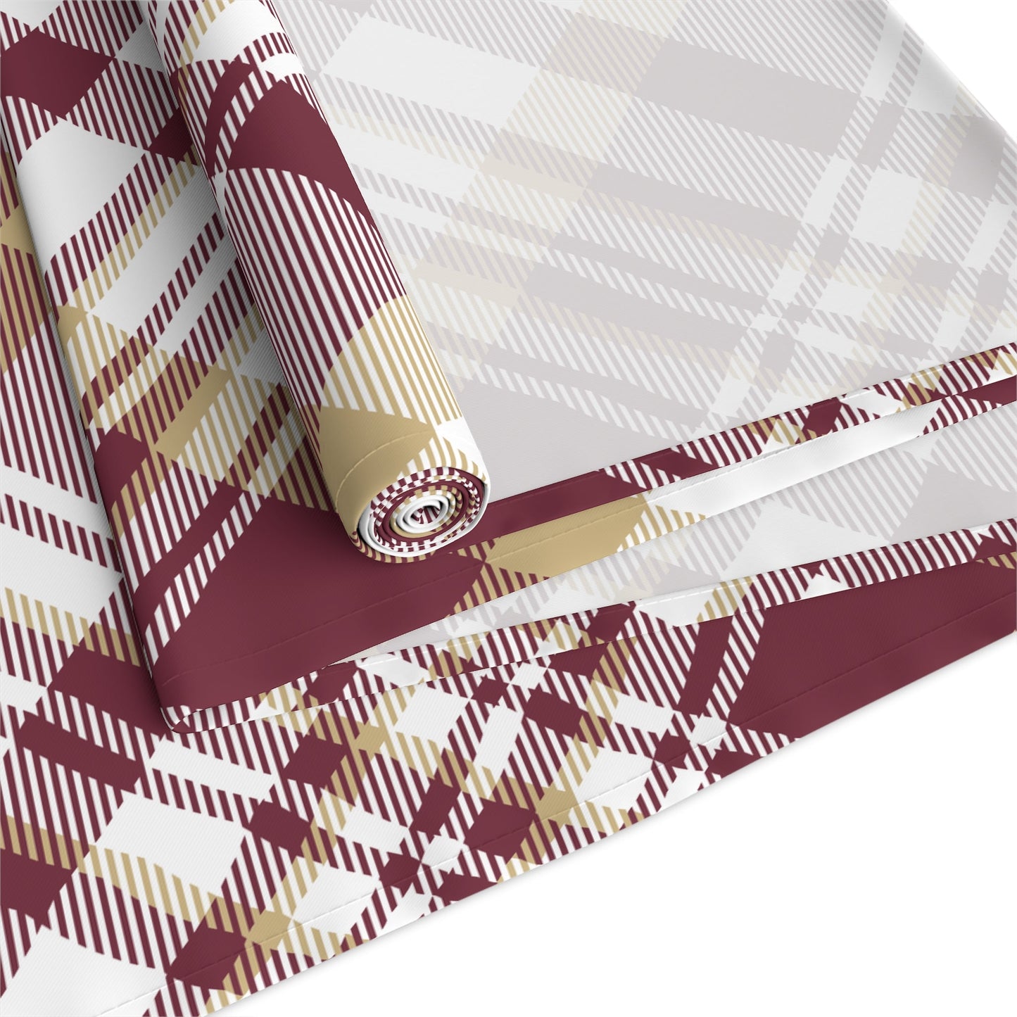 Table Runner | Maroon & Gold | Tartan