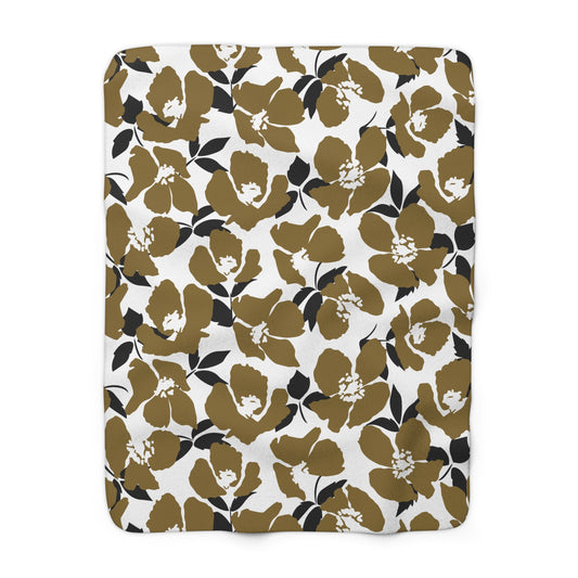 Sherpa Fleece Blanket | Winston Salem, North Carolina | Poppy