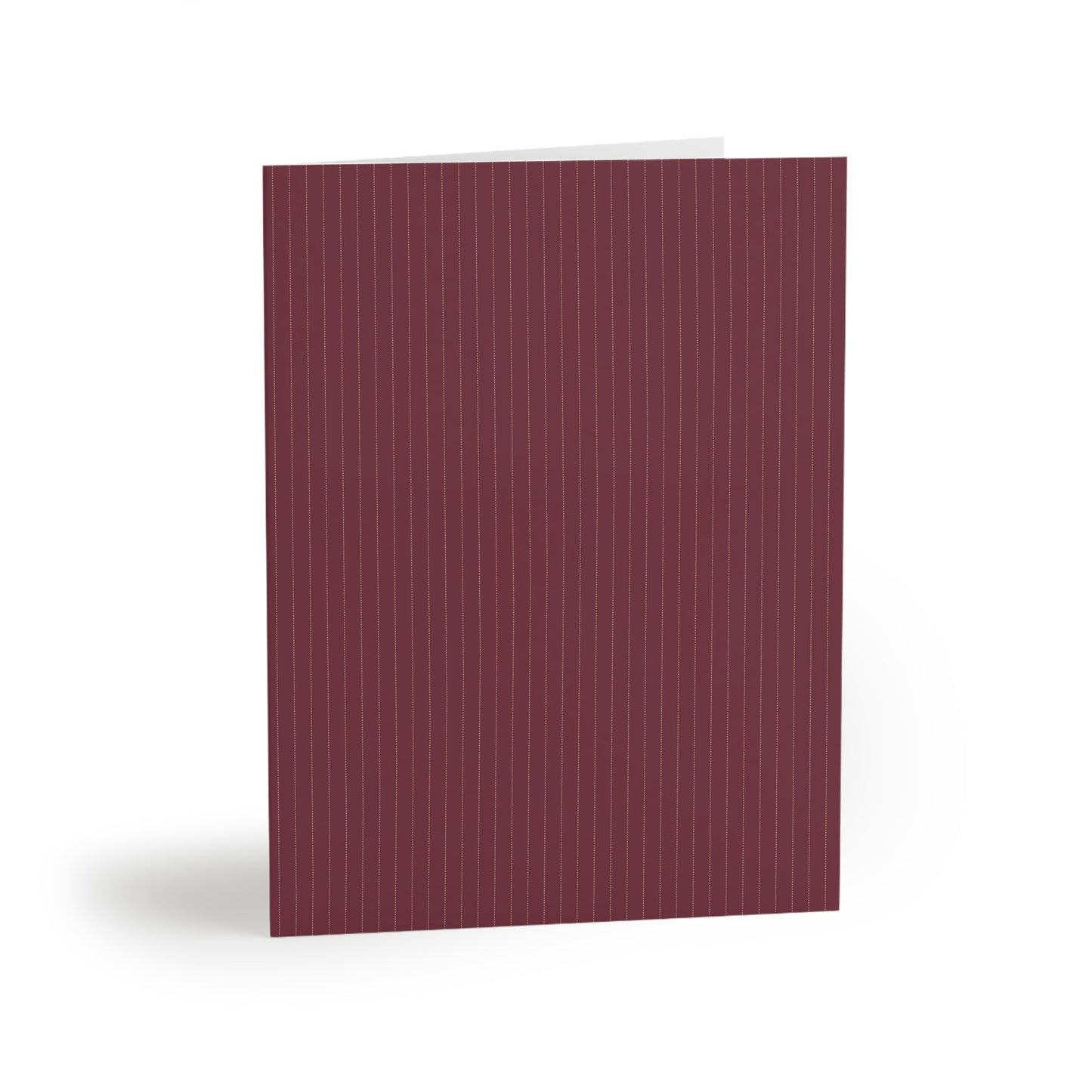 Notecards | Maroon & Gold | Pinstripe