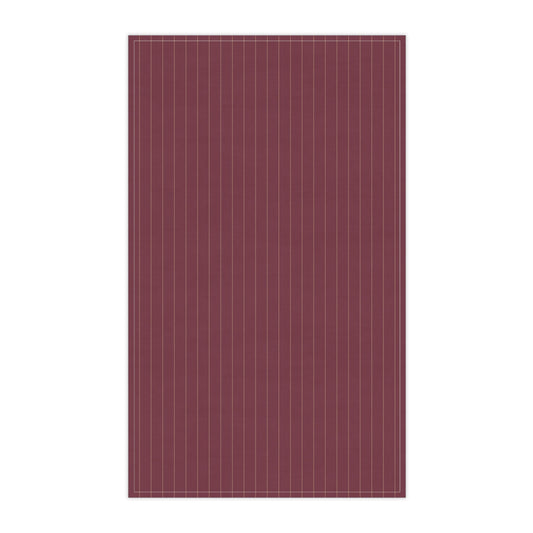 Tea Towels | Maroon & Gold | Pinstripe