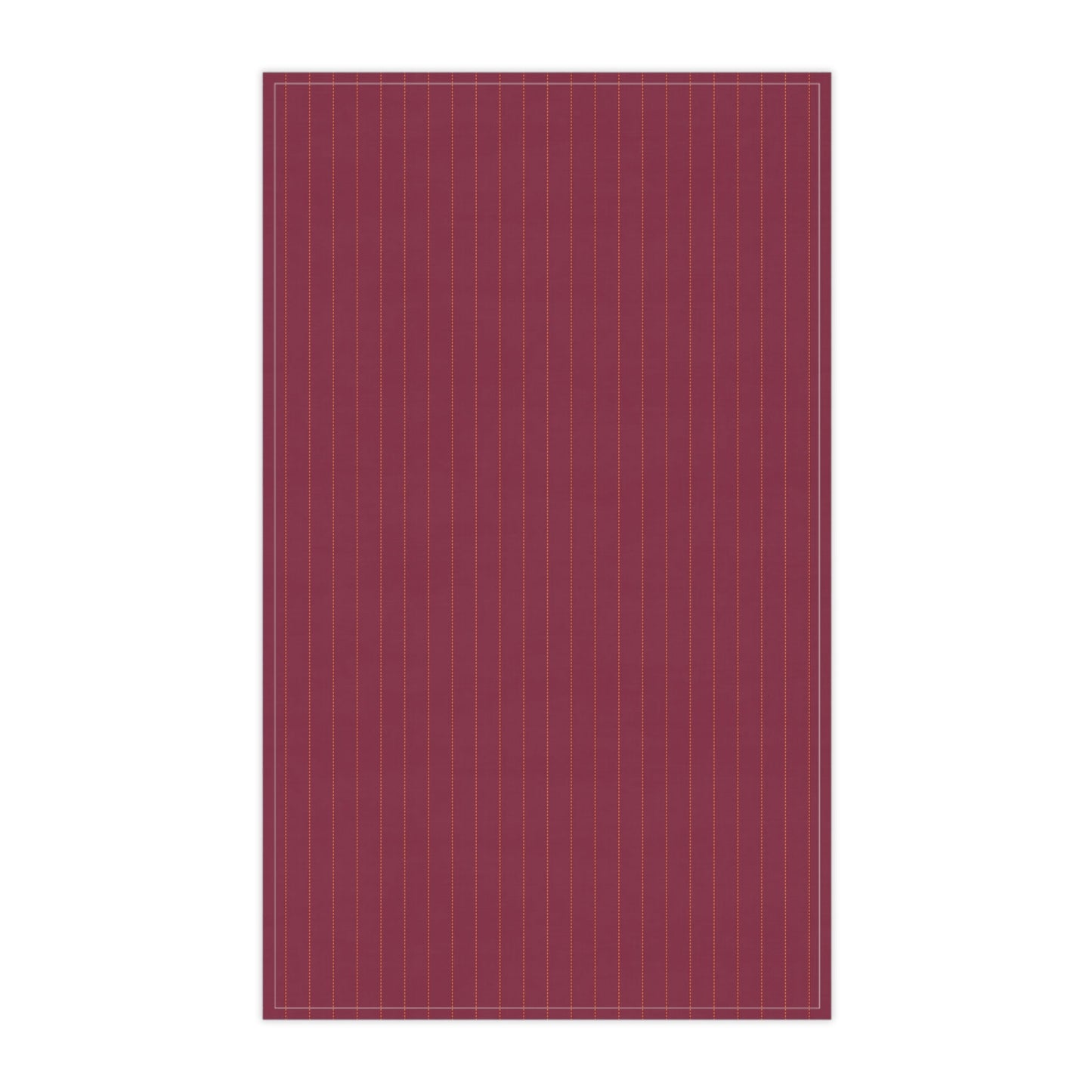 Tea Towels | Maroon & Orange | Pinstripe