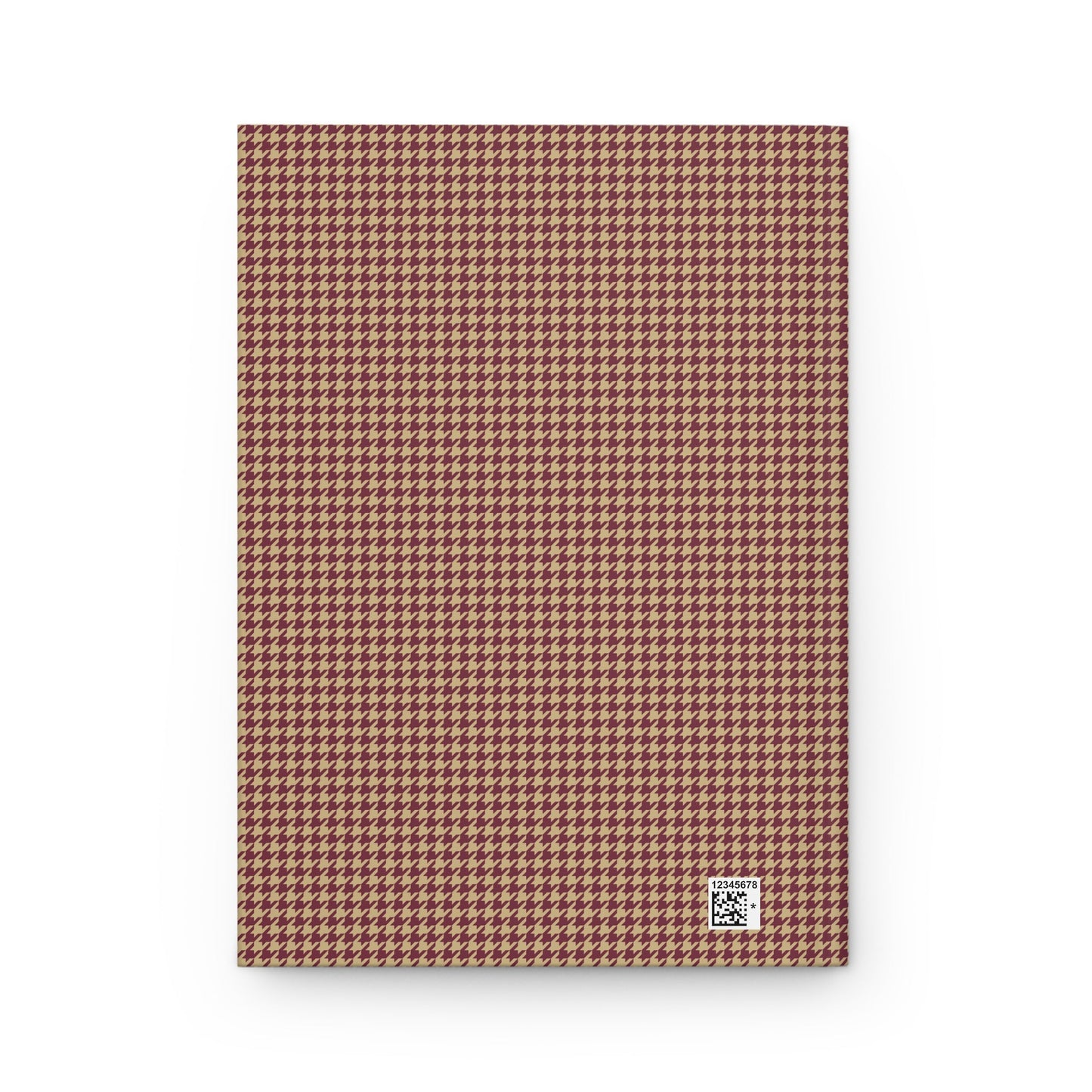 Journal | Maroon & Gold | Houndstooth