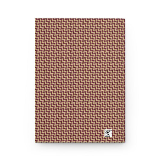 Journal | Maroon & Gold | Houndstooth