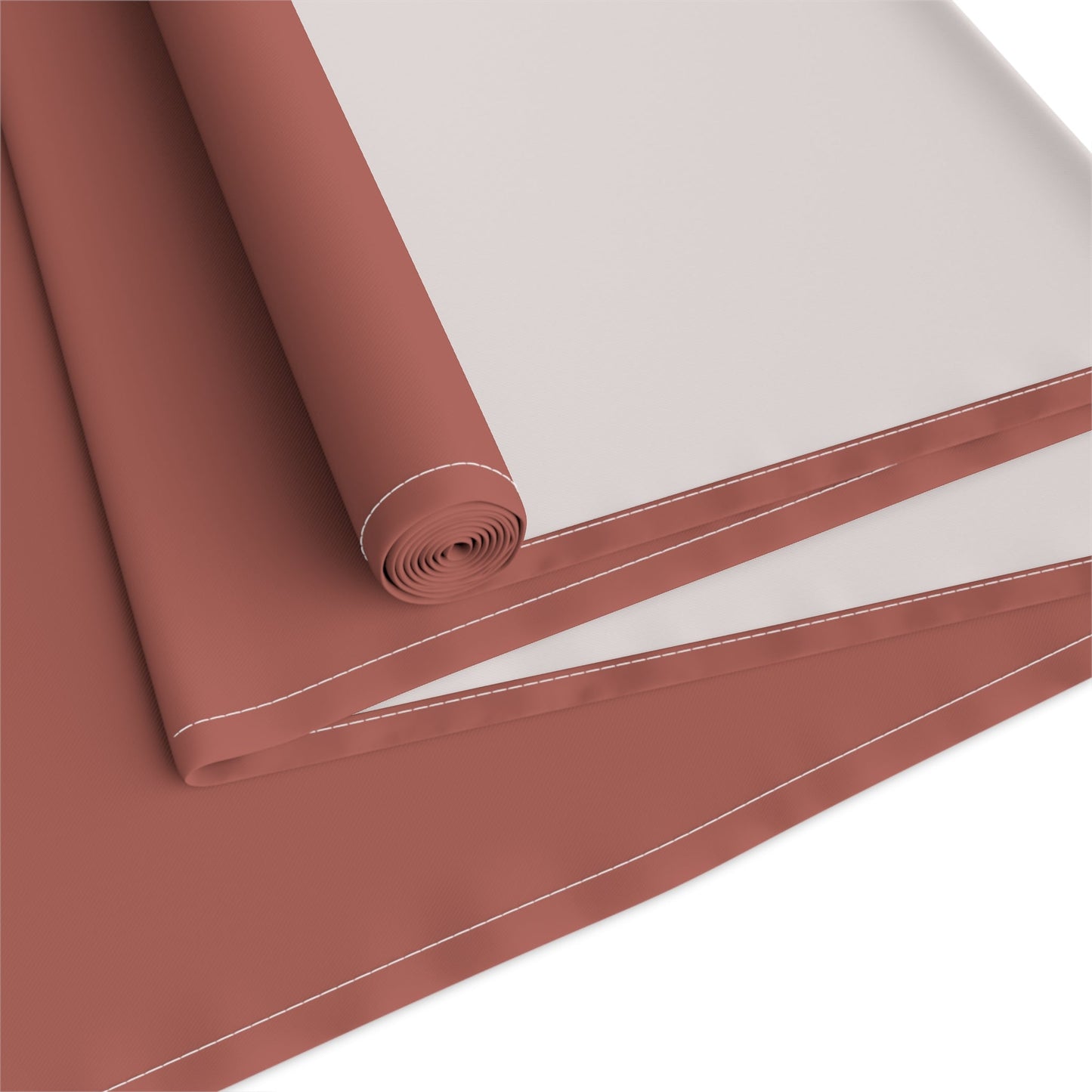 Table Runner | Red & Gray | Dark