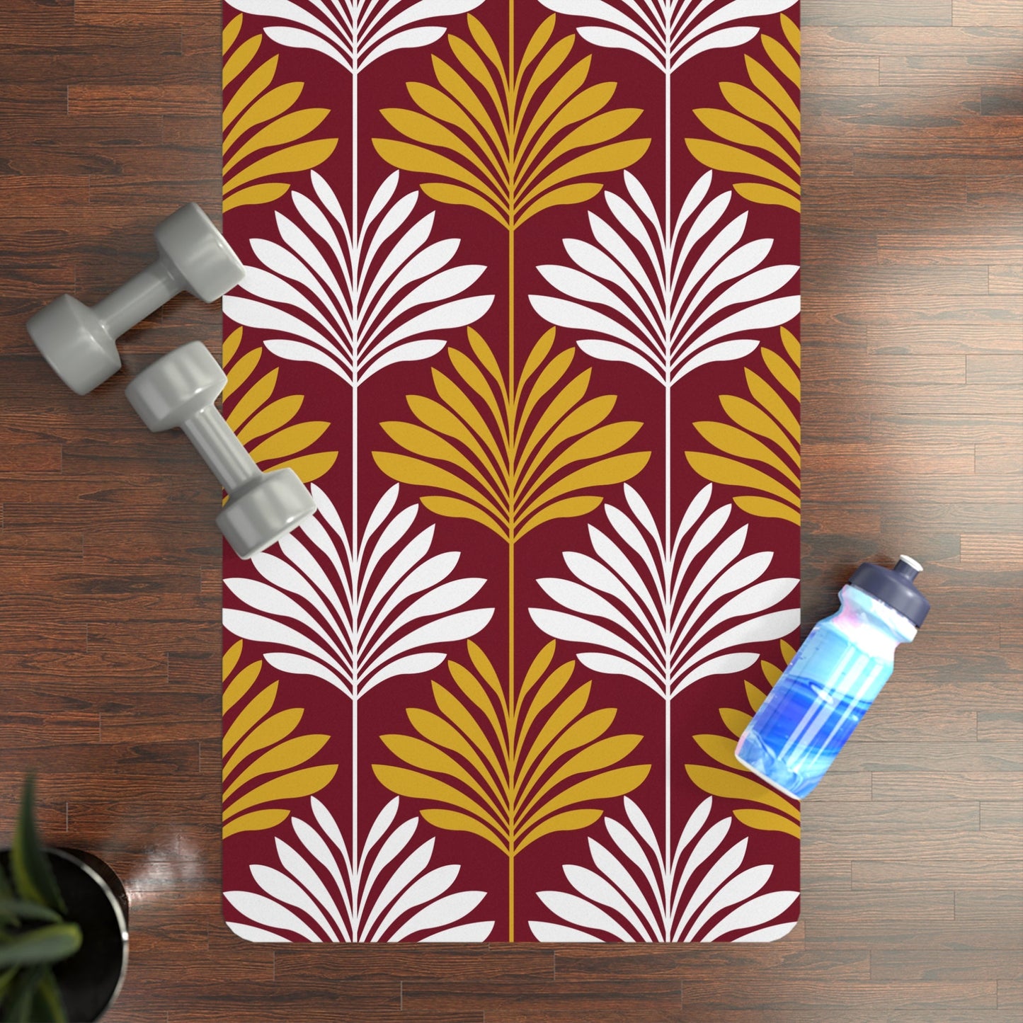 Yoga Mat | Red & Yellow | Deco