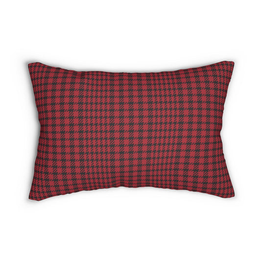Pillow | Red & Black | Tweed