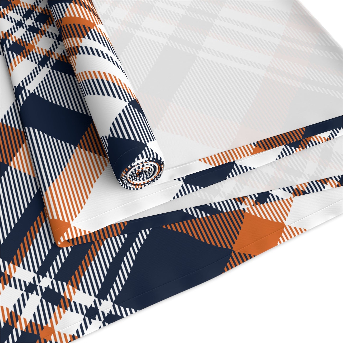 Table Runner | Orange & Blue | Tartan