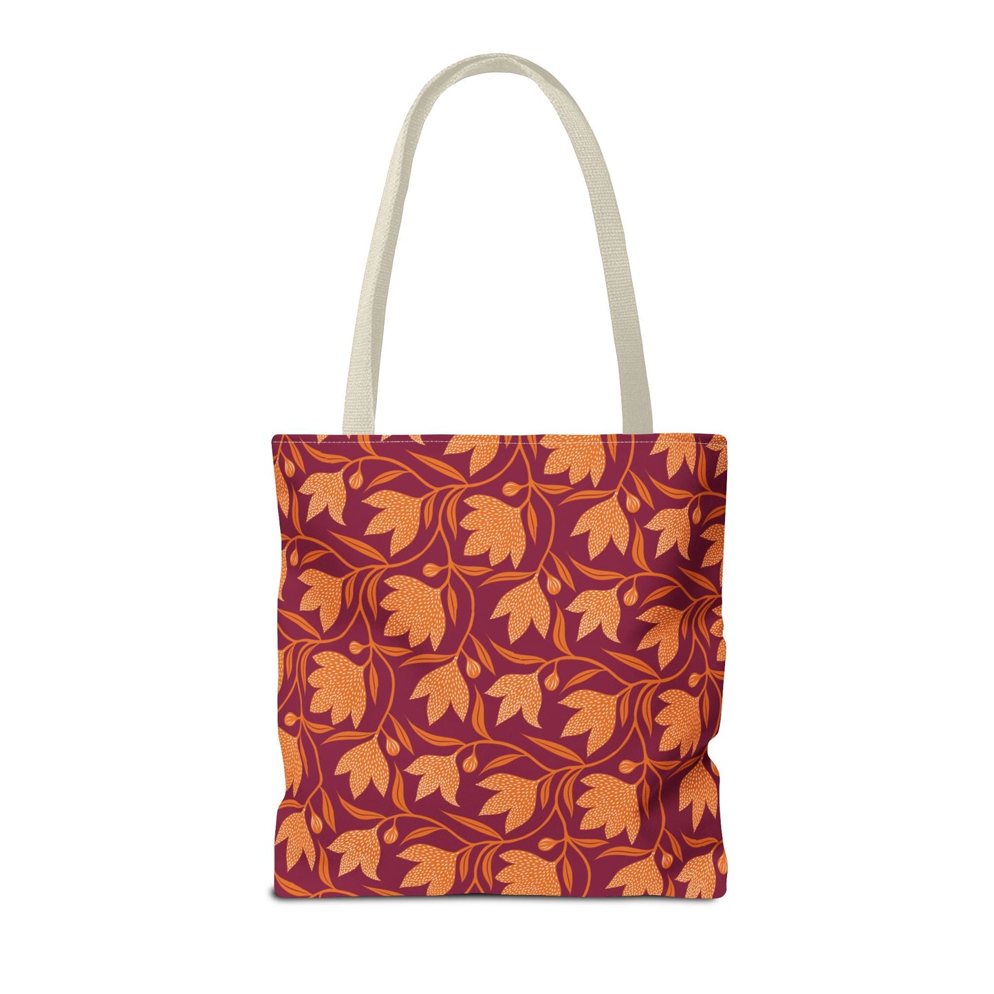 Tote Bags | Maroon & Orange | Magnolia