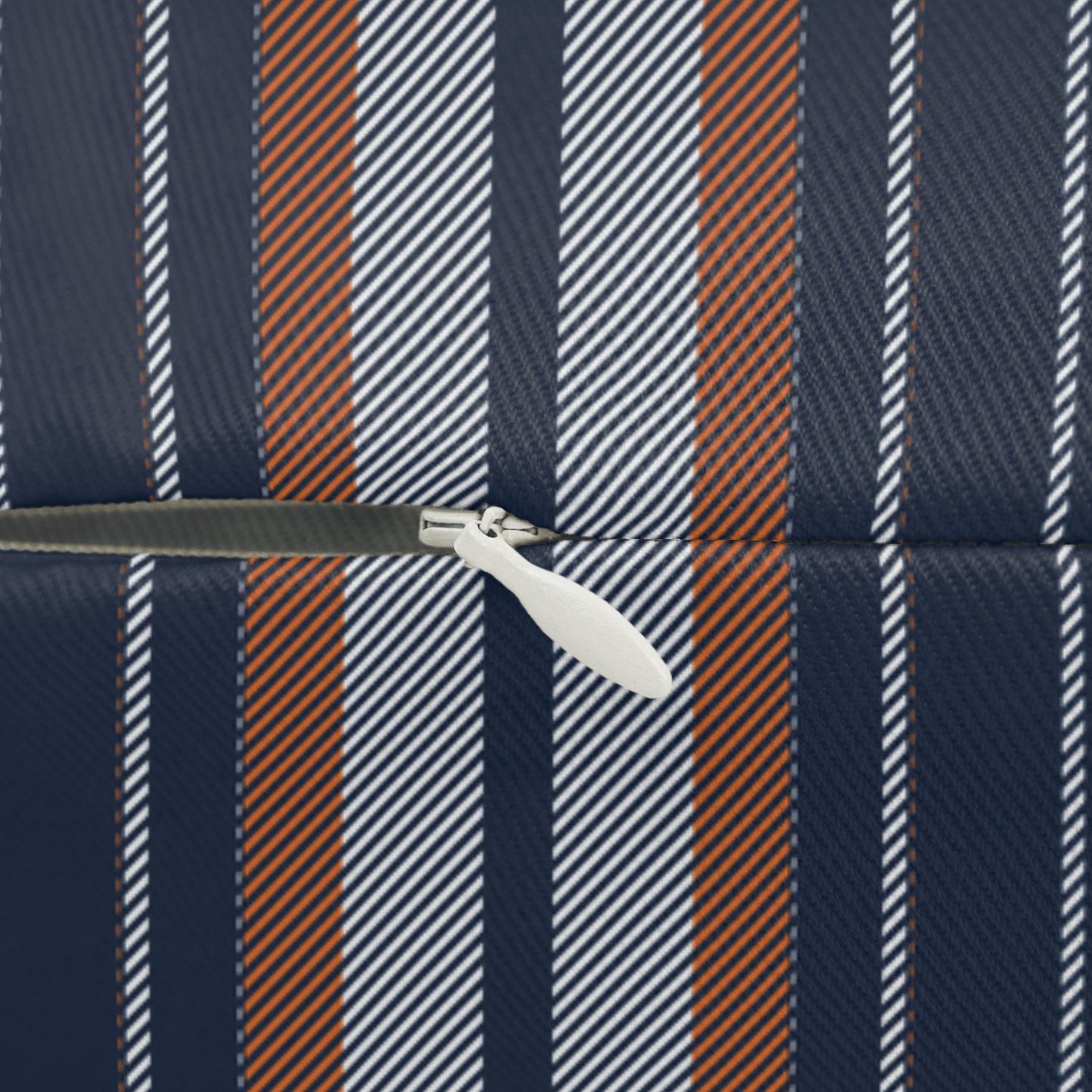Pillow | Orange & Blue | Stripe