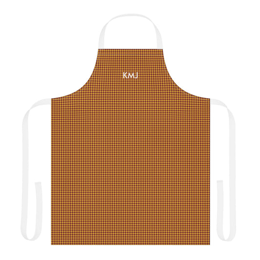 Apron - Personalized | Red & Yellow | Houndstooth