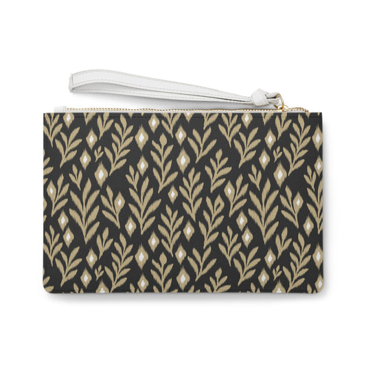 Clutch Bag | Black & Gold | Laurel