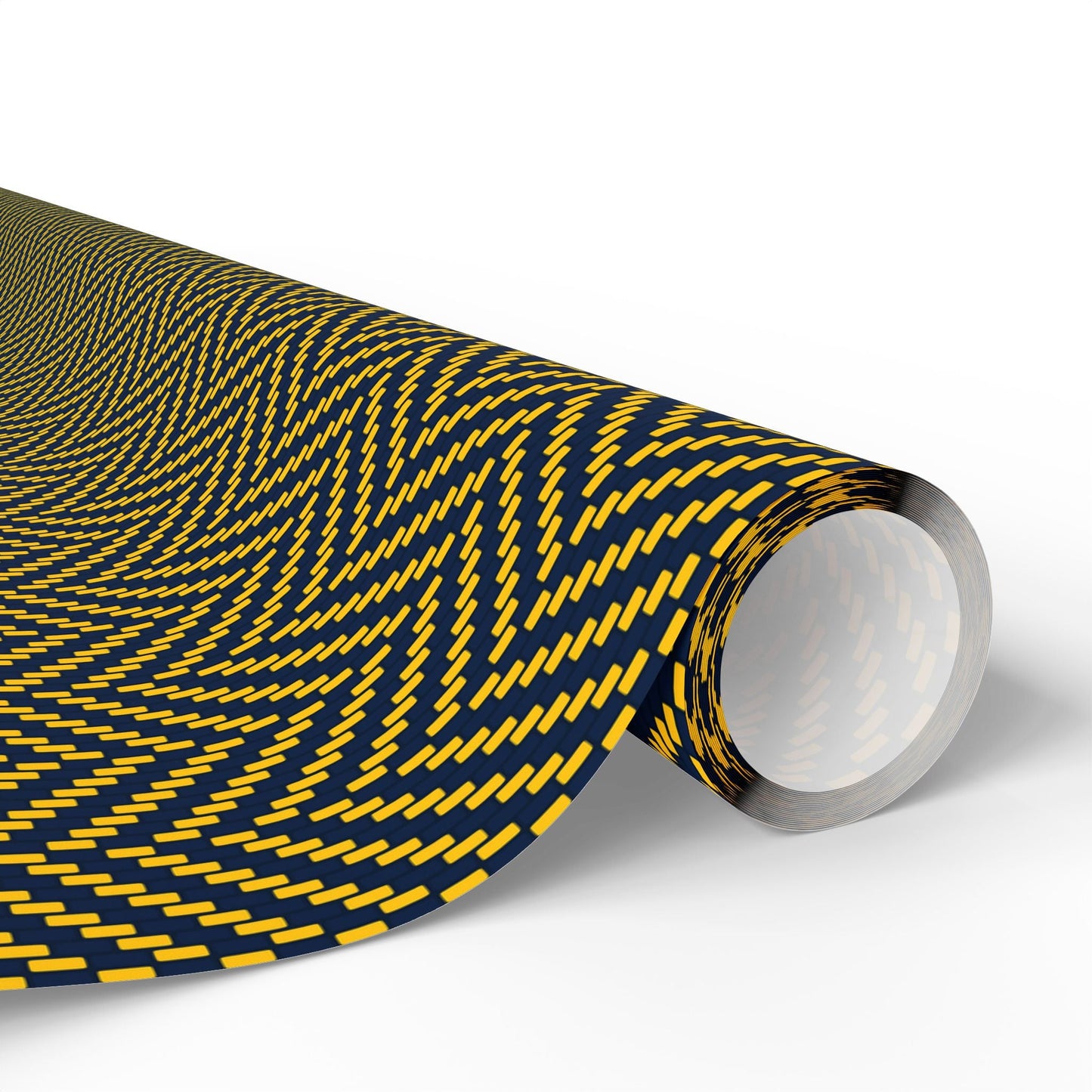 Gift Wrap | Yellow & Blue | Herringbone