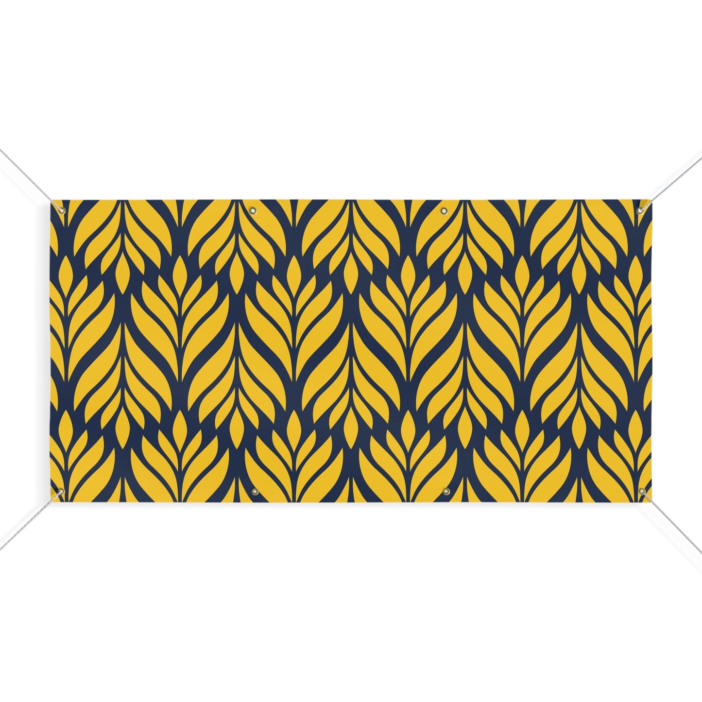 Banner | Yellow & Blue | Palm