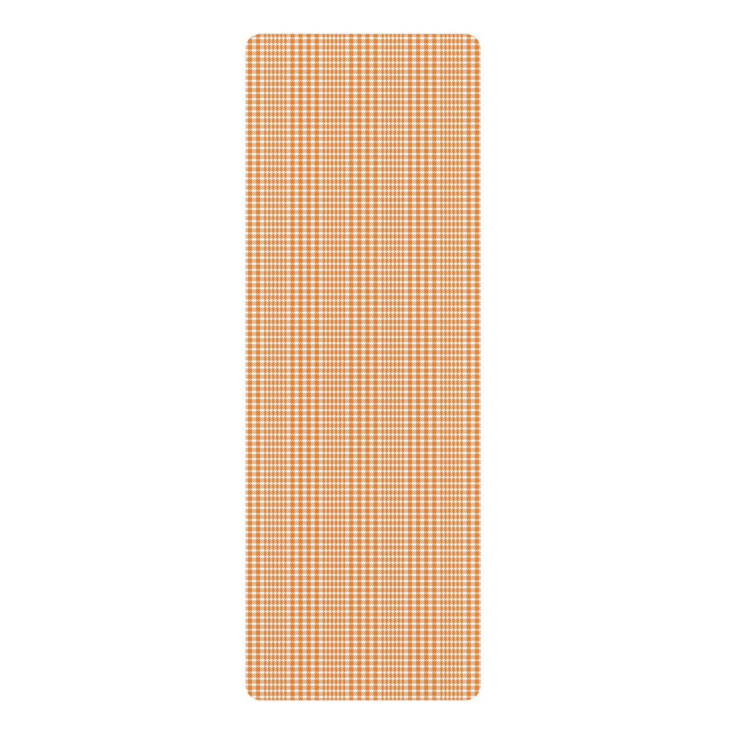 Yoga Mat | Orange & White | Tweed