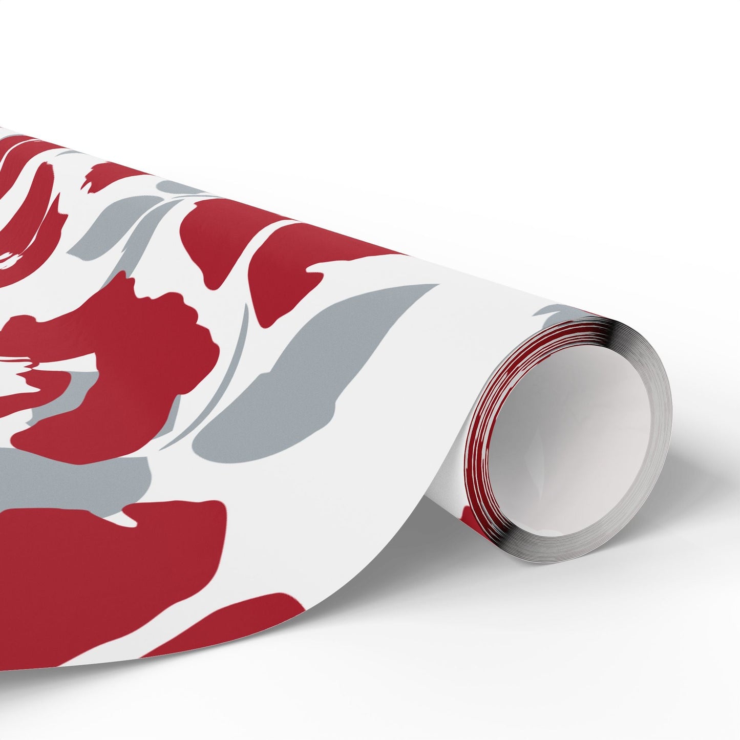 Gift Wrap | Red & Gray | Poppy
