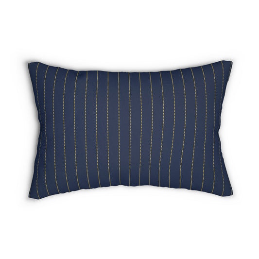 Pillow | Yellow & Blue | Pinstripe