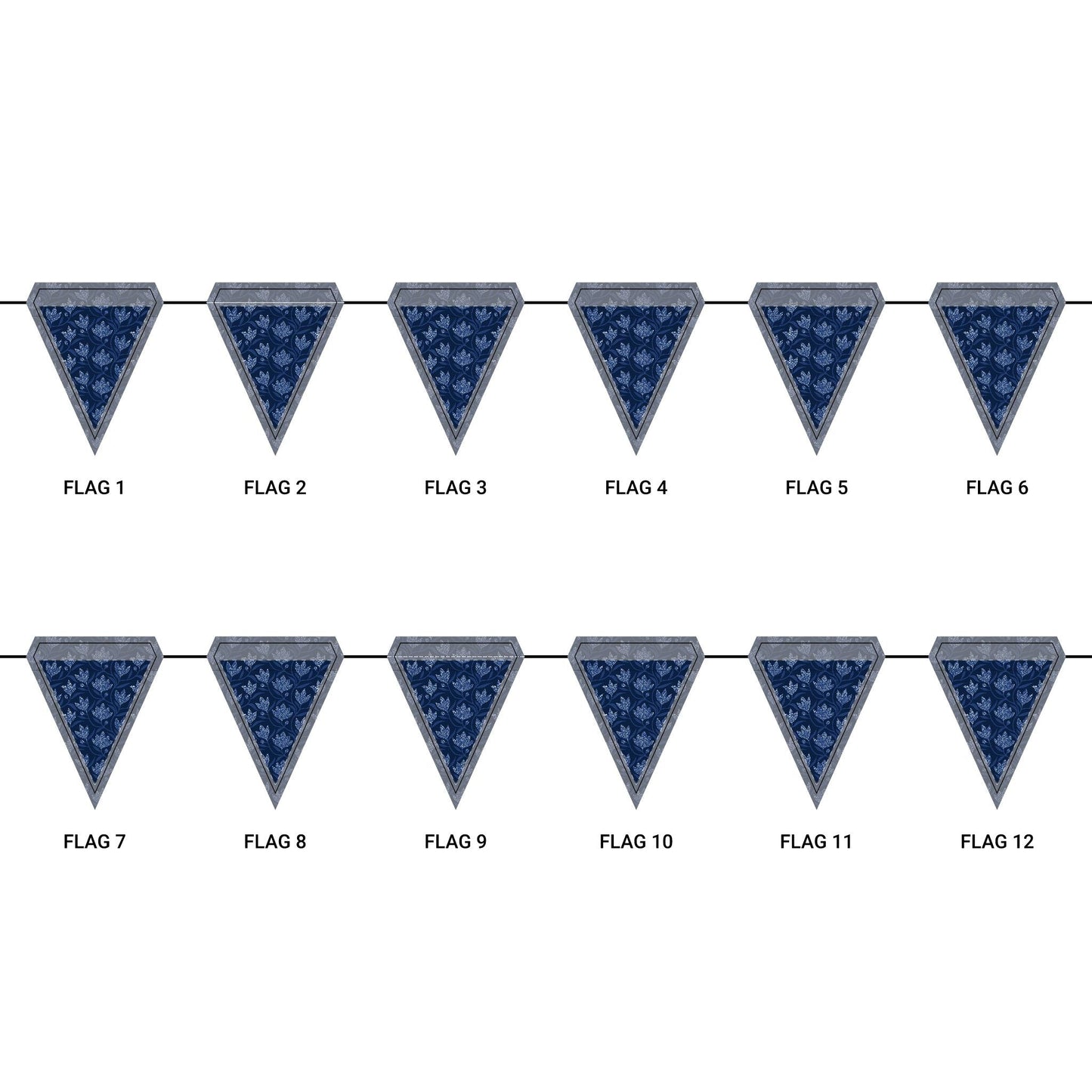 Flag Garland | Navy & White | Magnolia