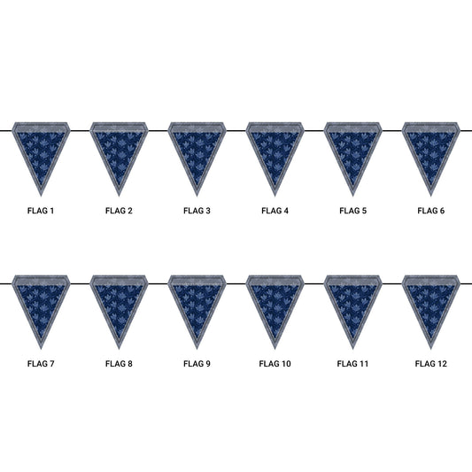 Flag Garland | Navy & White | Magnolia