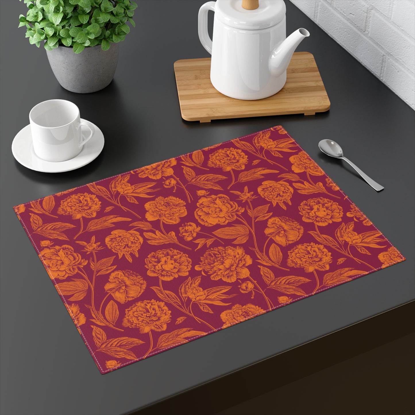 Placemat | Blacksburg, Virginia | Peony