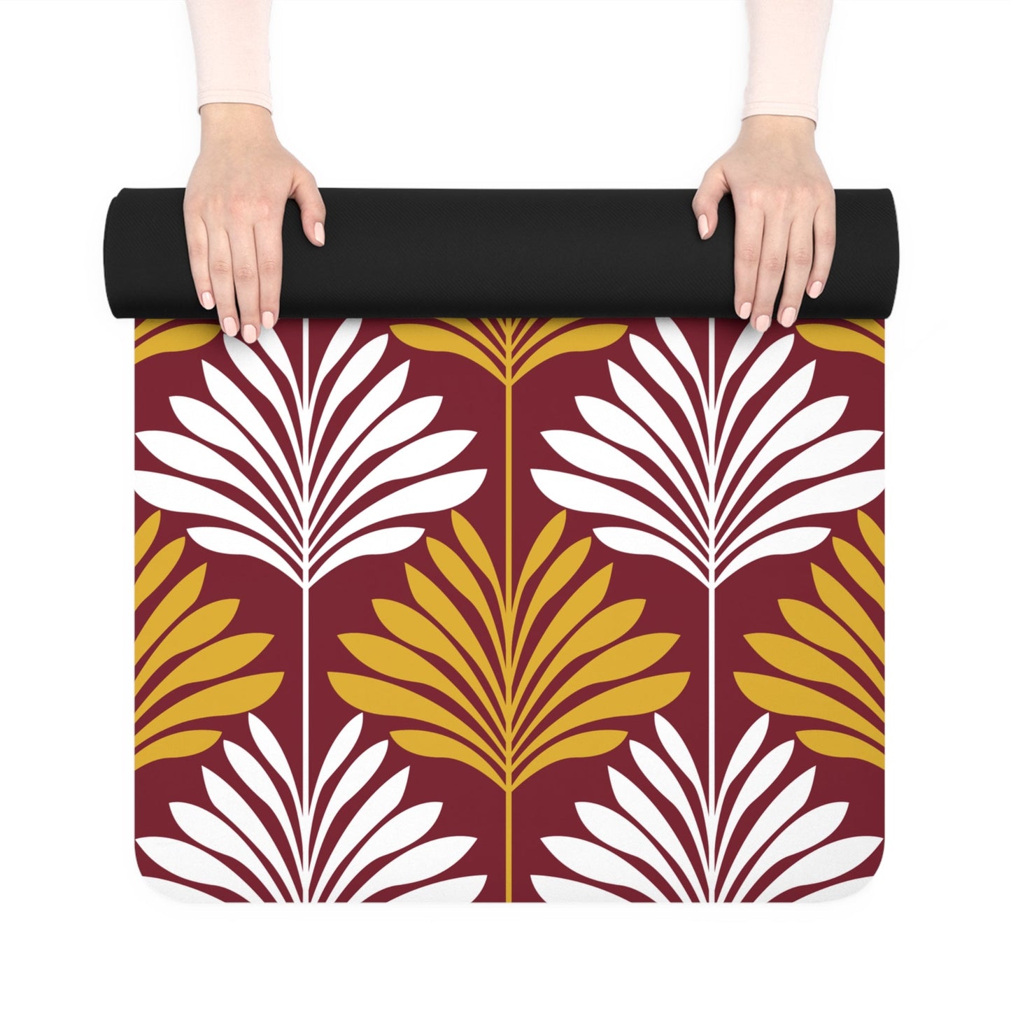 Yoga Mat | Red & Yellow | Deco