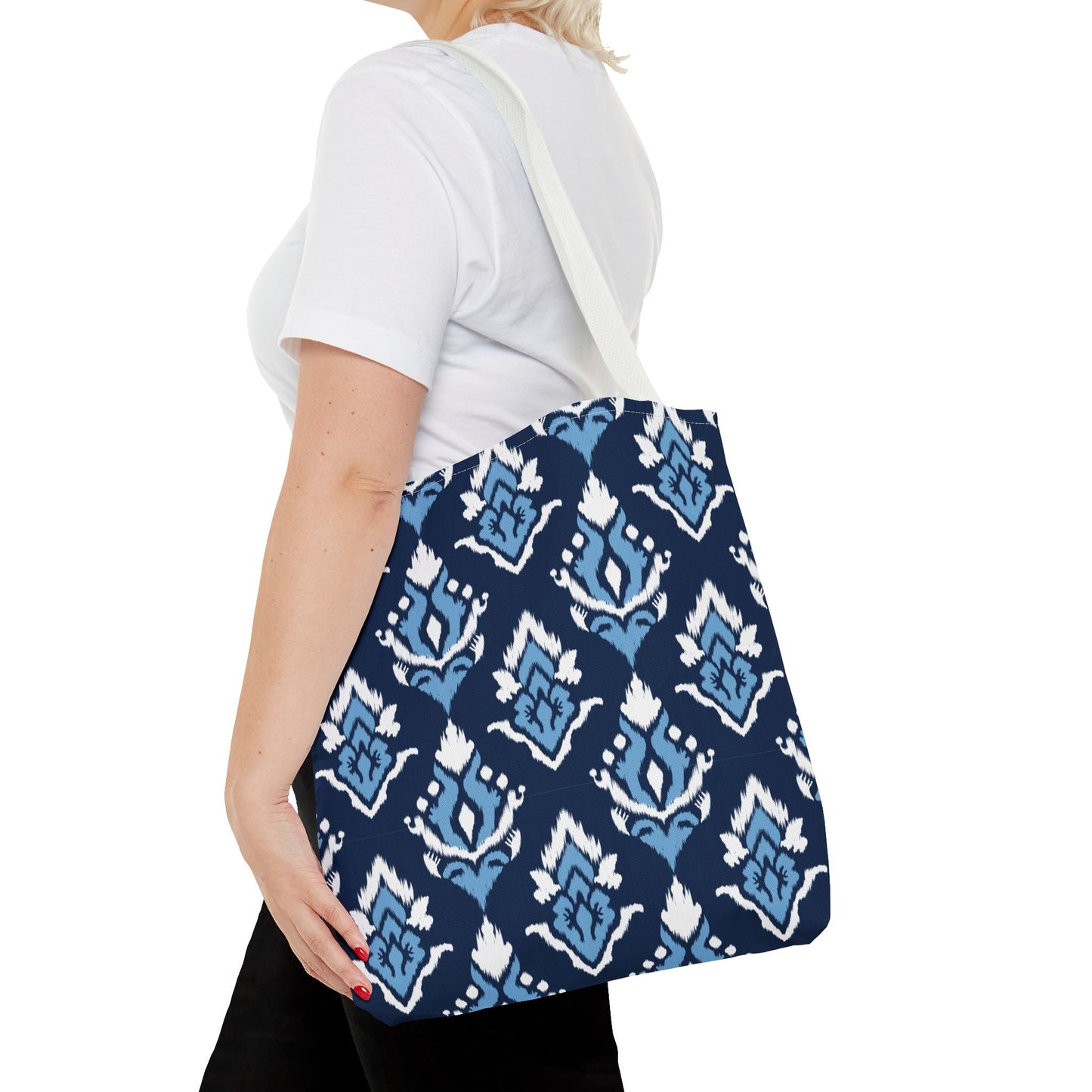 Totes | Light Blue & White | Ikat