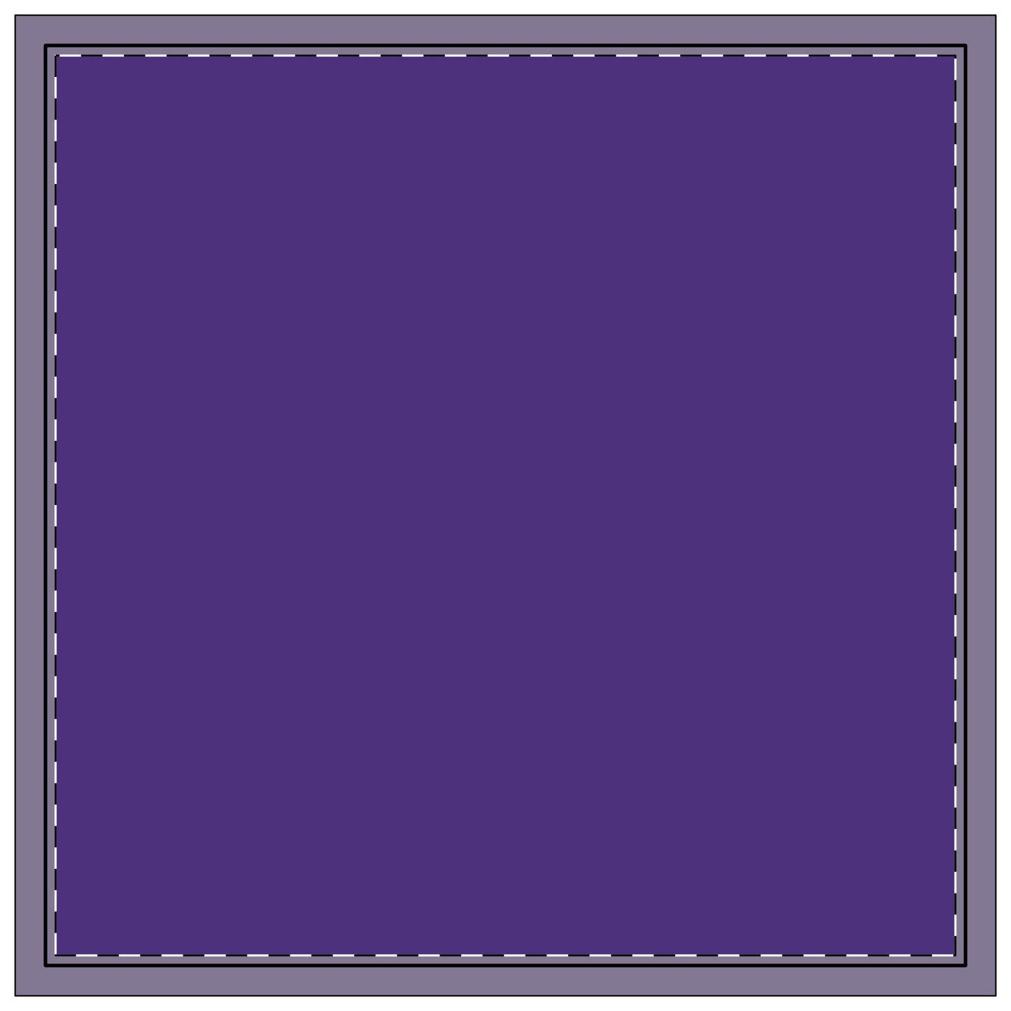 Napkin 4-set | Clemson, South Carolina | Dark (Purple)