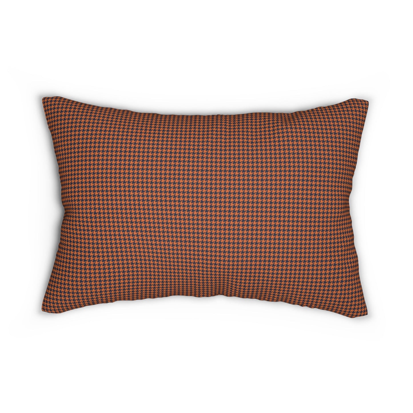 Pillow | Orange & Blue | Houndstooth