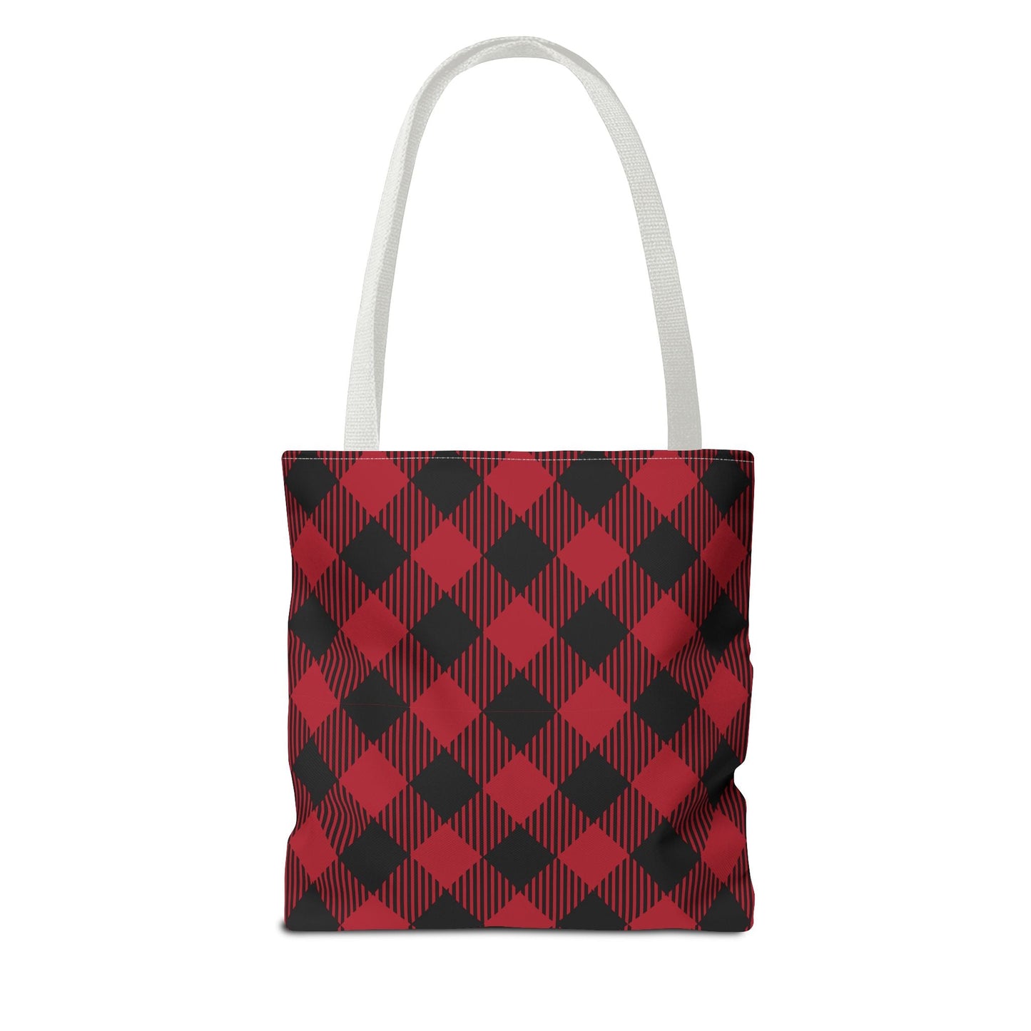 Tote Bag | Red & Black | Gingham