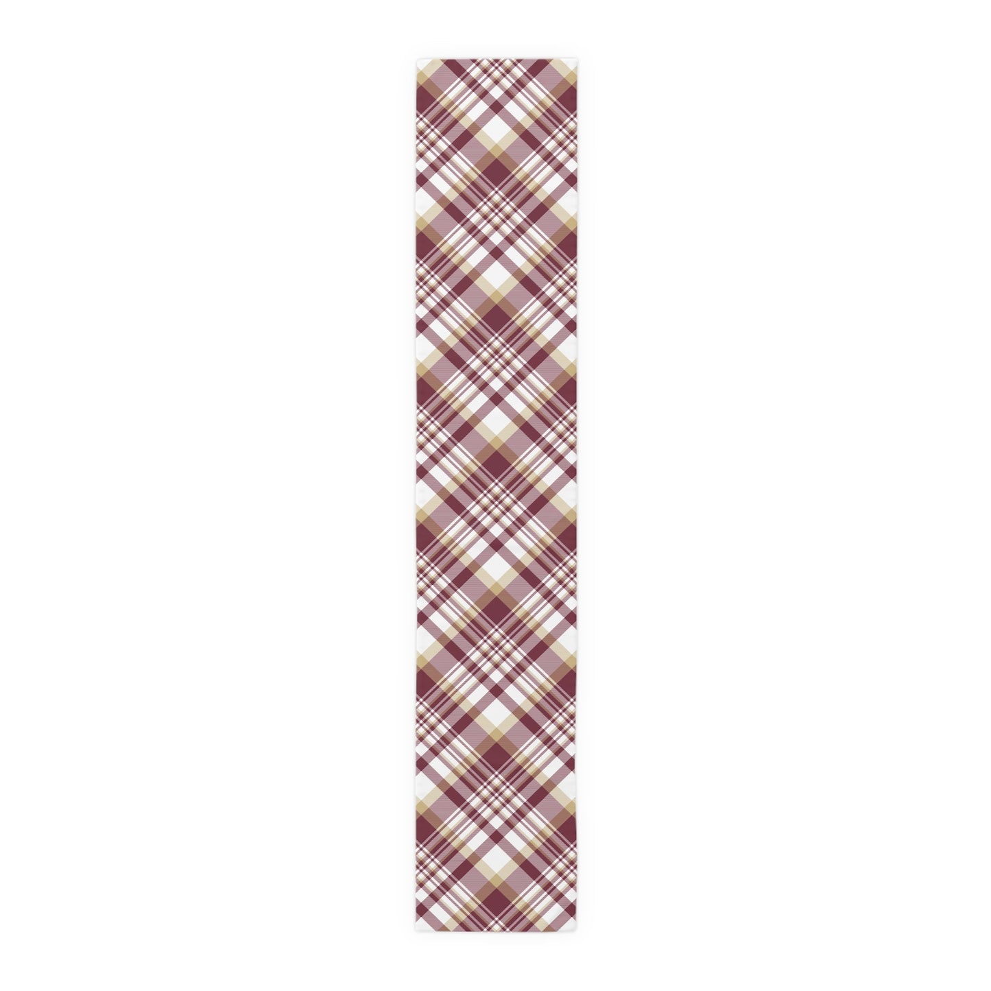 Table Runner | Maroon & Gold | Tartan