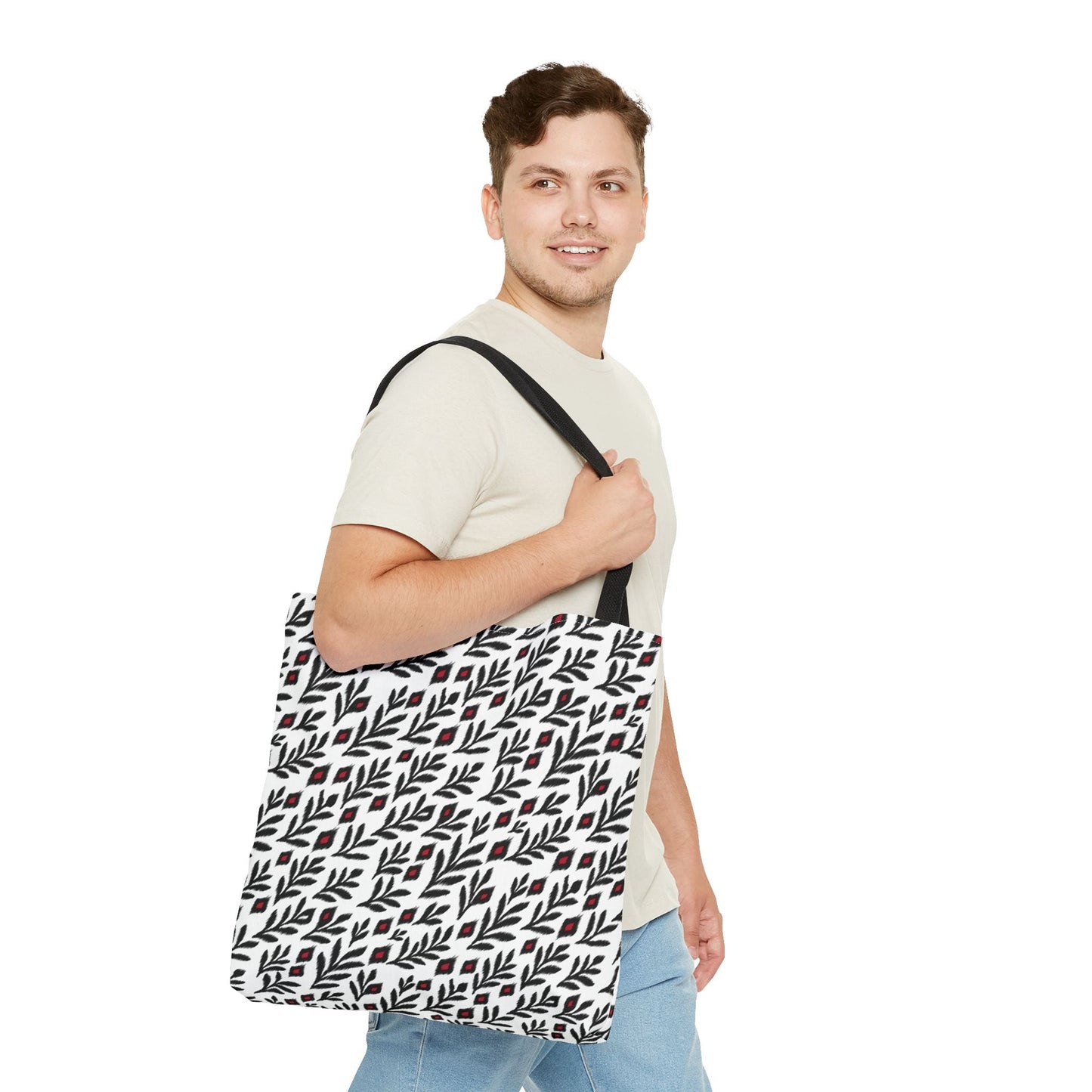 Tote Bag | Red & Black | Laurel