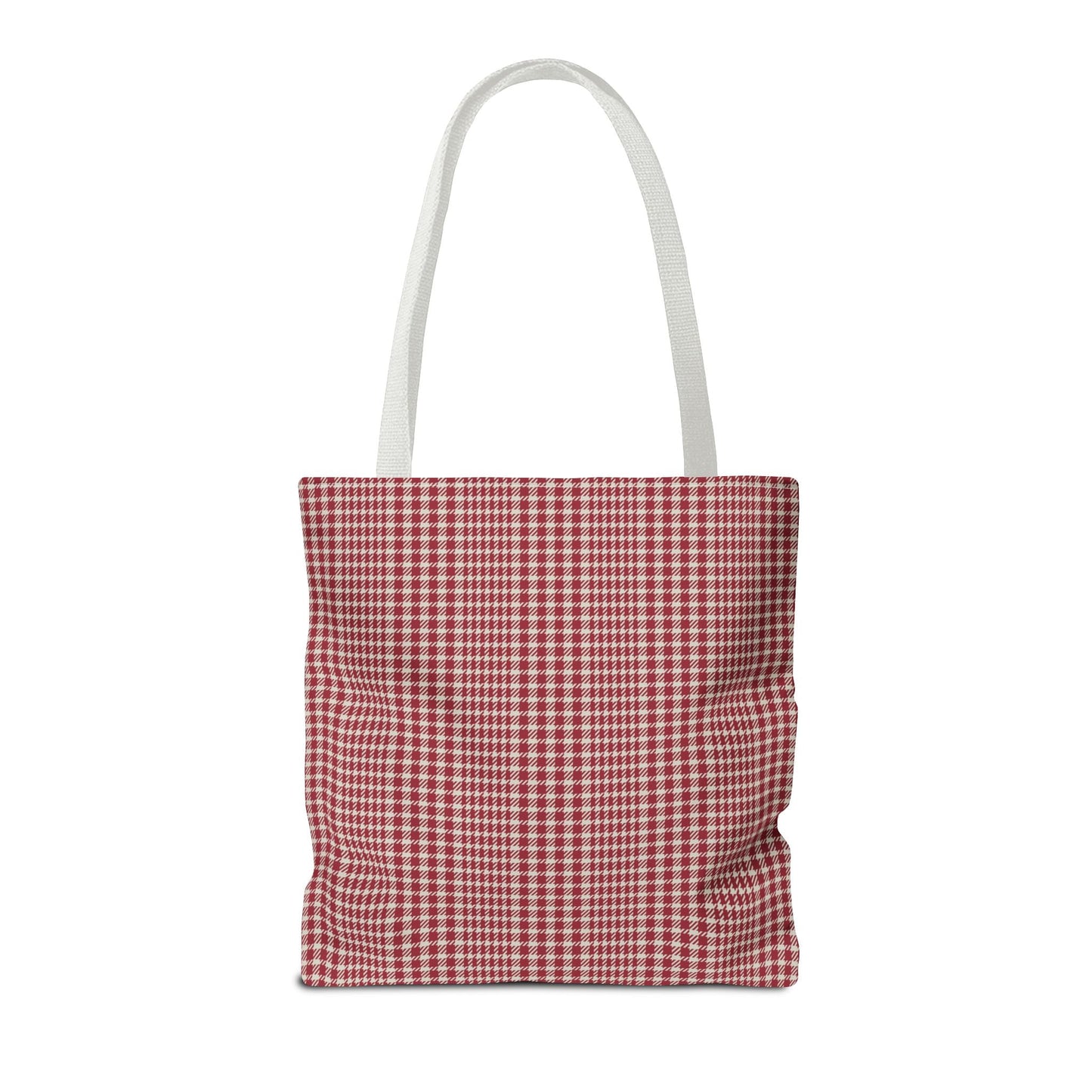 Tote Bags | Maroon & White | Tweed