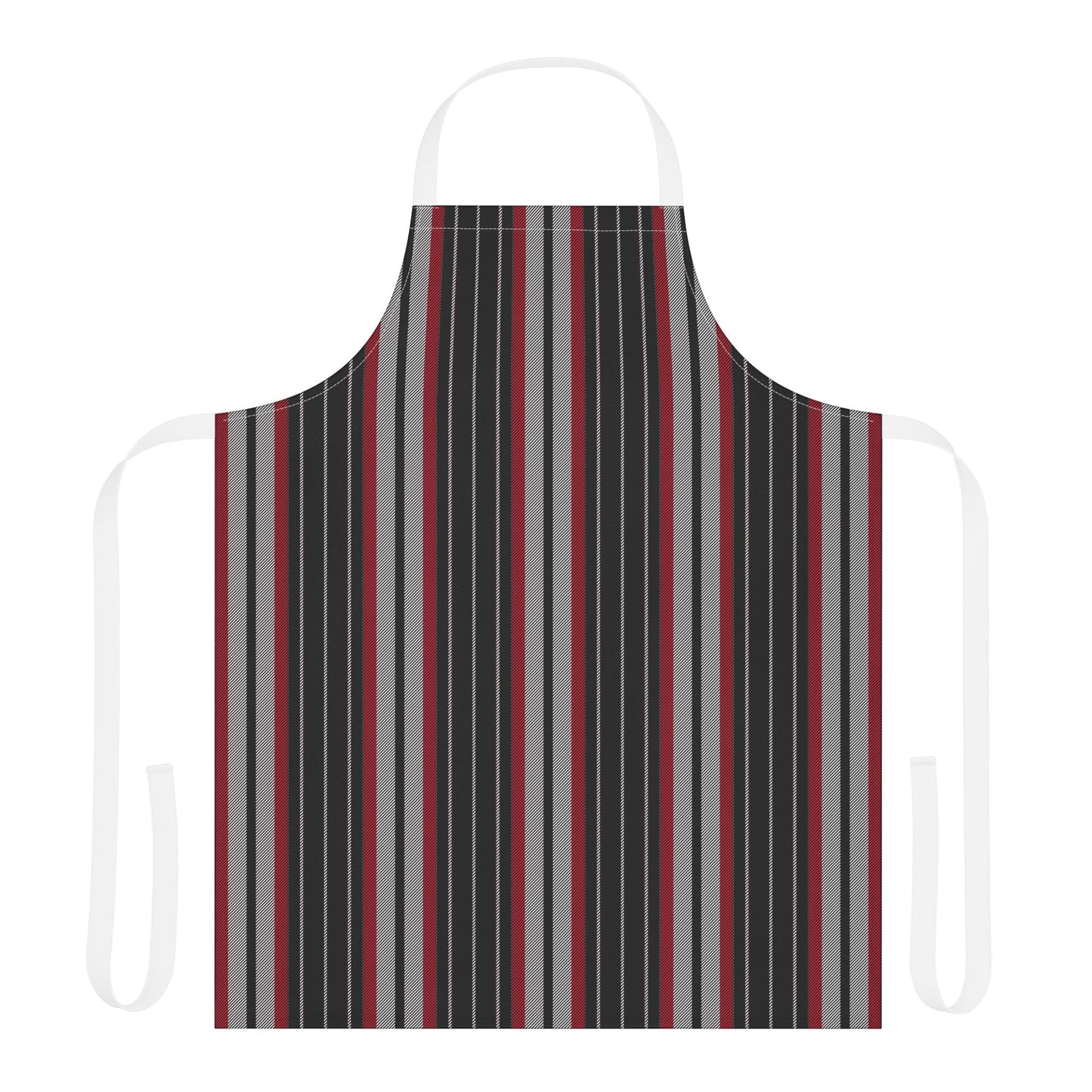 Apron | Red & Black | Stripe