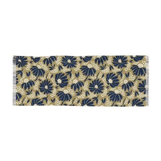 Scarf | Blue & Gold | Bellis