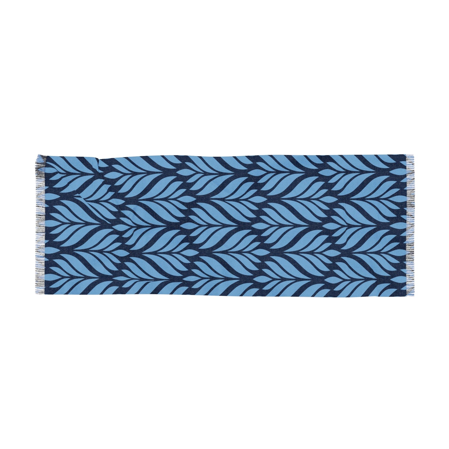 Scarf | Light Blue & White | Palm