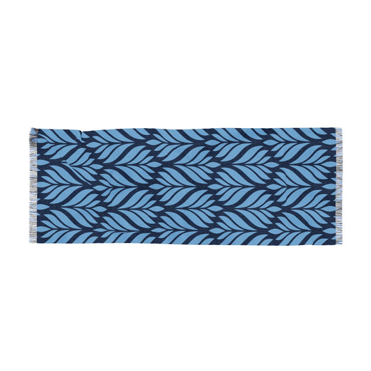 Scarf | Light Blue & White | Palm