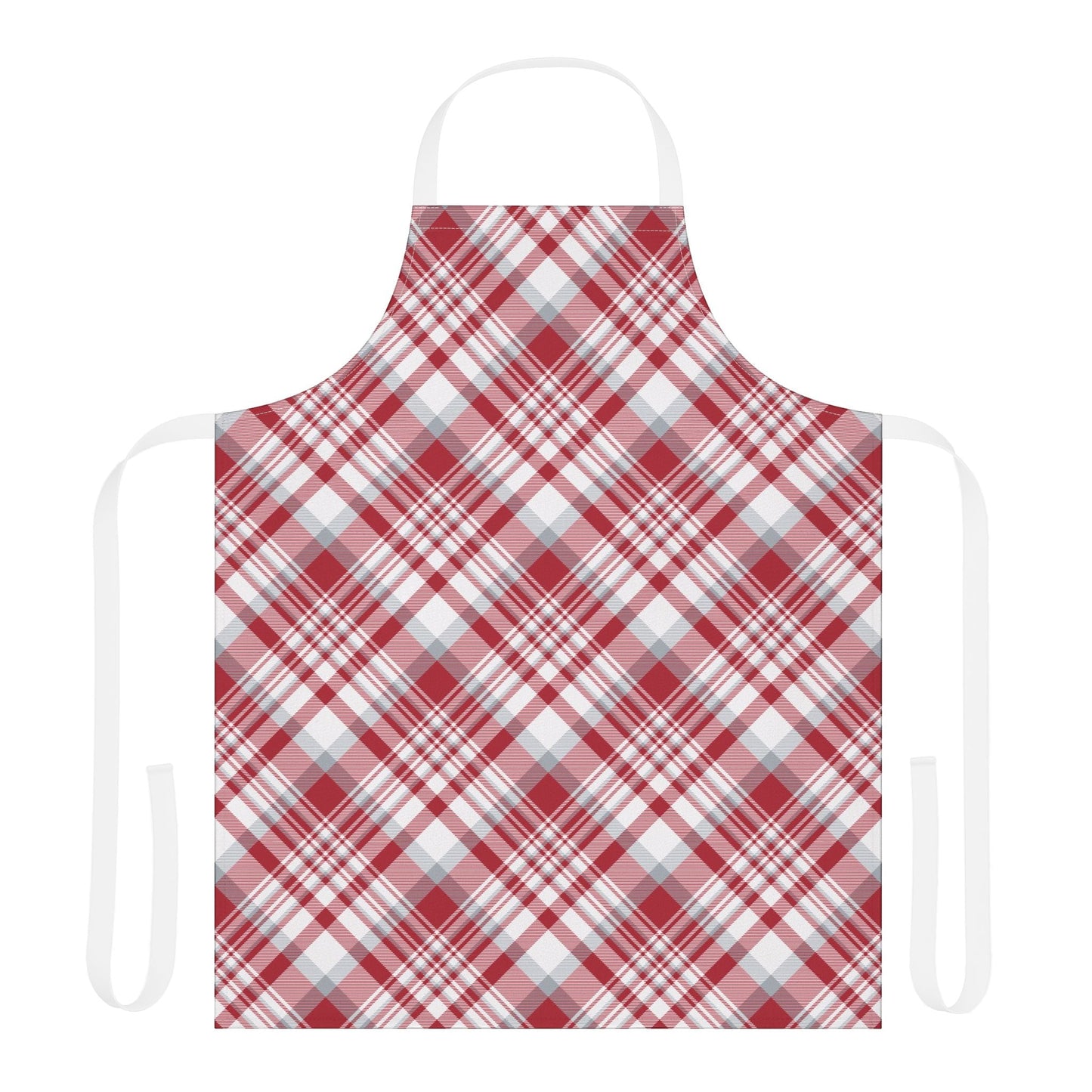 Apron | Red & Gray | Tartan