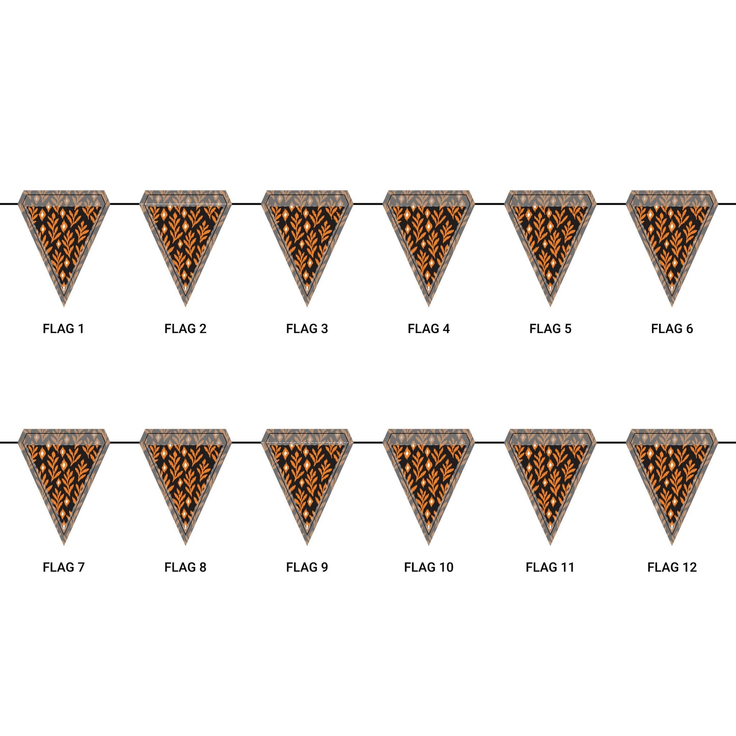 Flag Garland | Princeton, New Jersey | Laurel